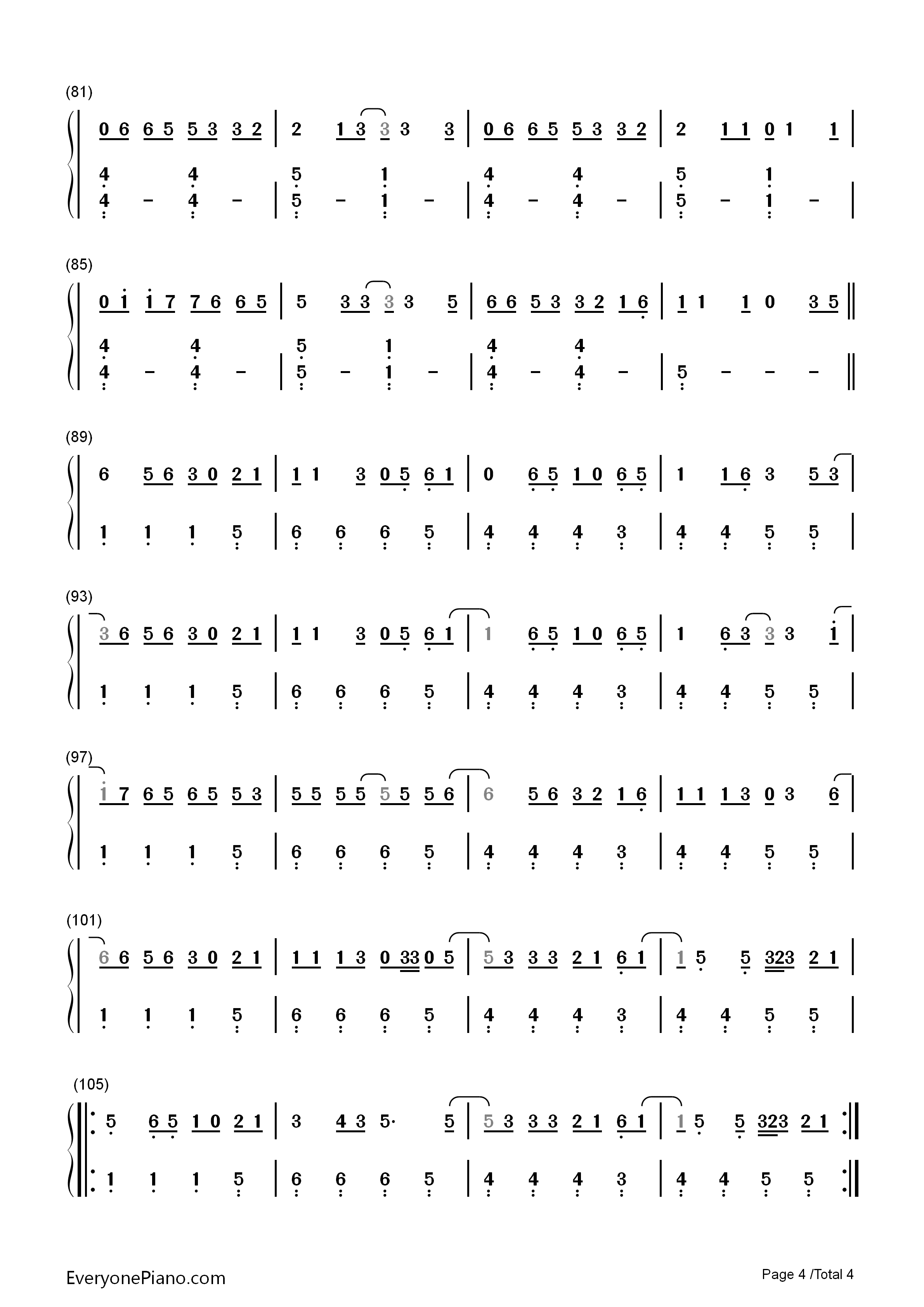 What_Do_I_Know钢琴简谱_Ed_Sheeran演唱