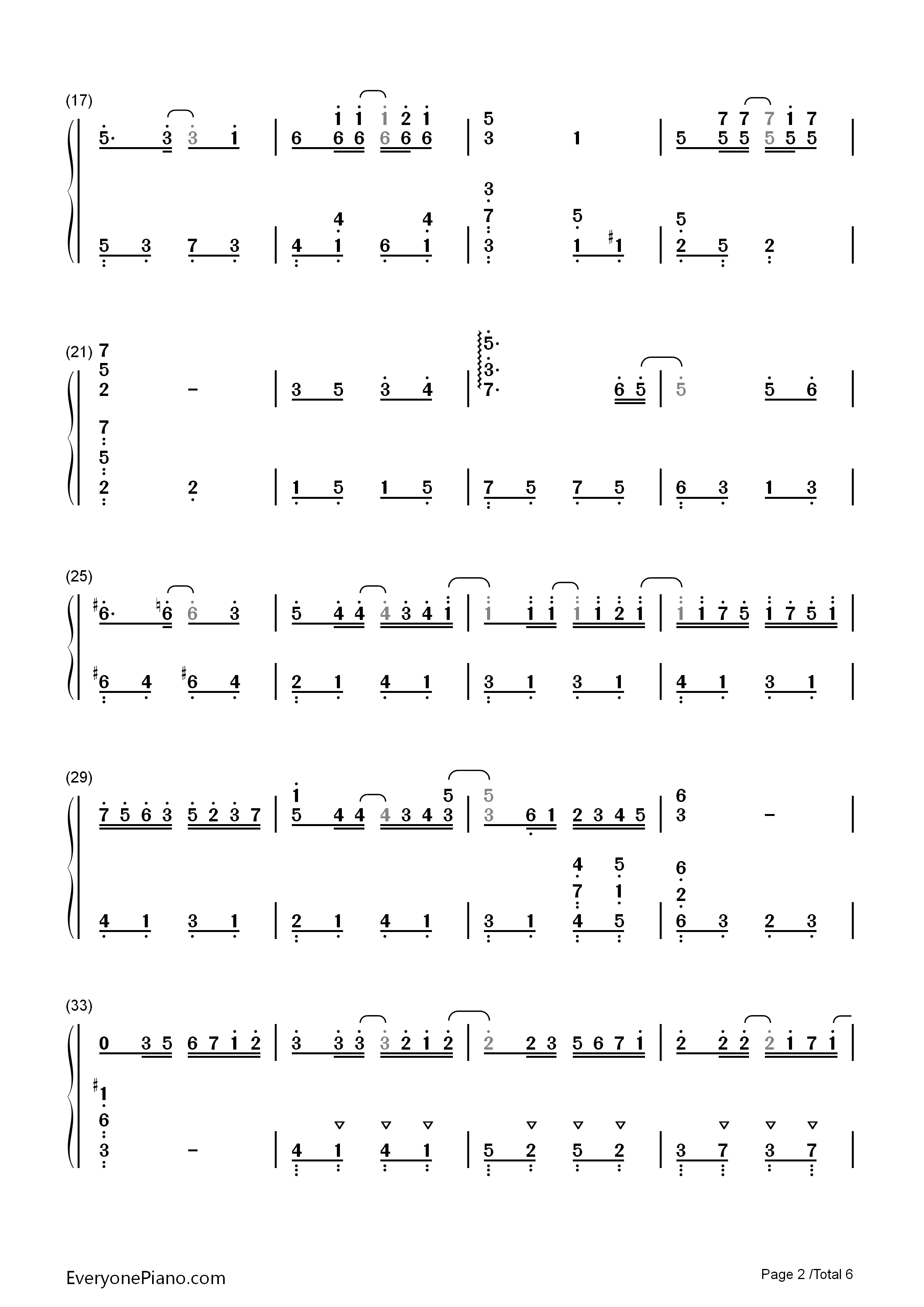 The_Letter钢琴简谱_KIVΛ演唱