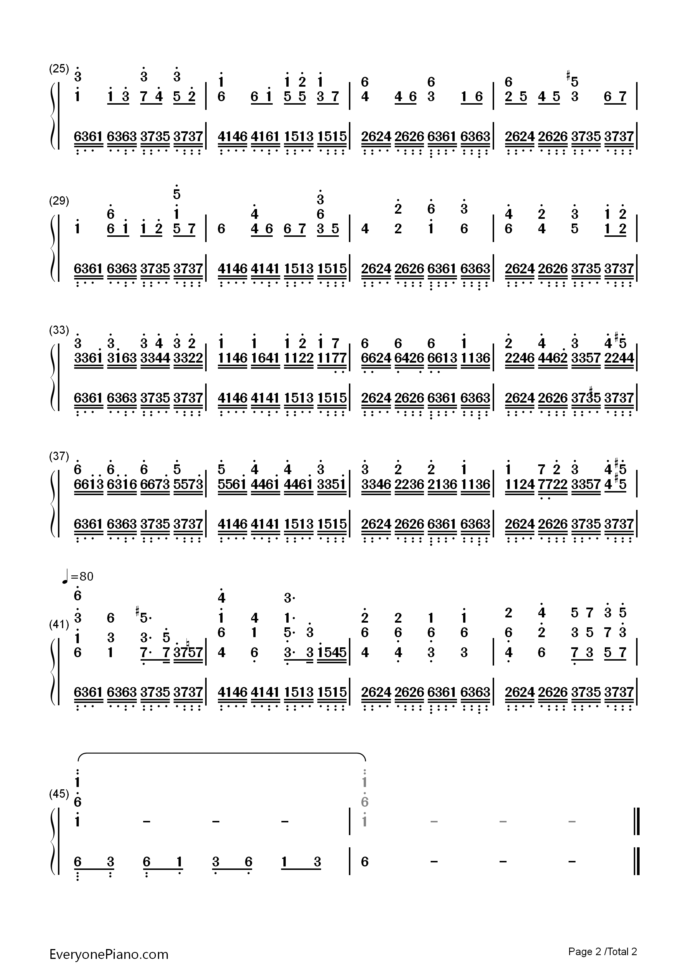 Canon_in_D_Minor钢琴简谱_Johann_Pachelbel演唱