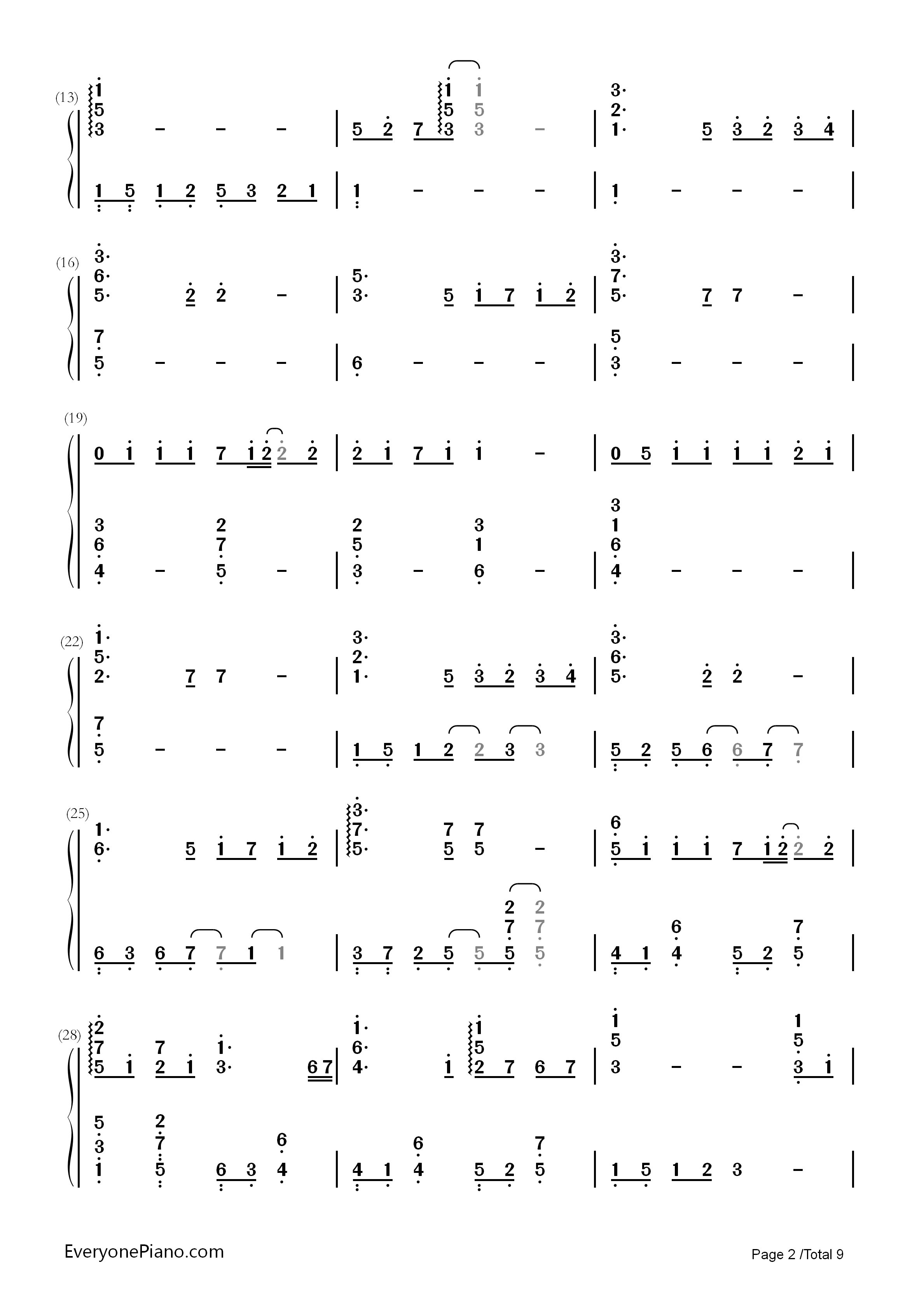 虽然歌声无形钢琴简谱_初音ミク演唱