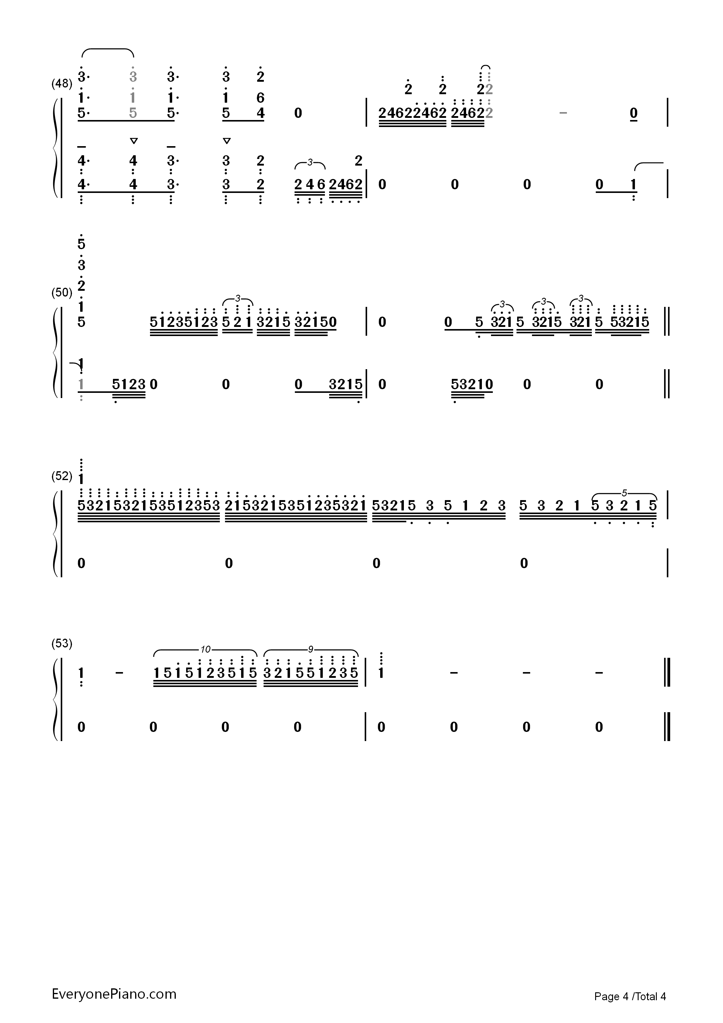 CLICK钢琴简谱_Claris演唱