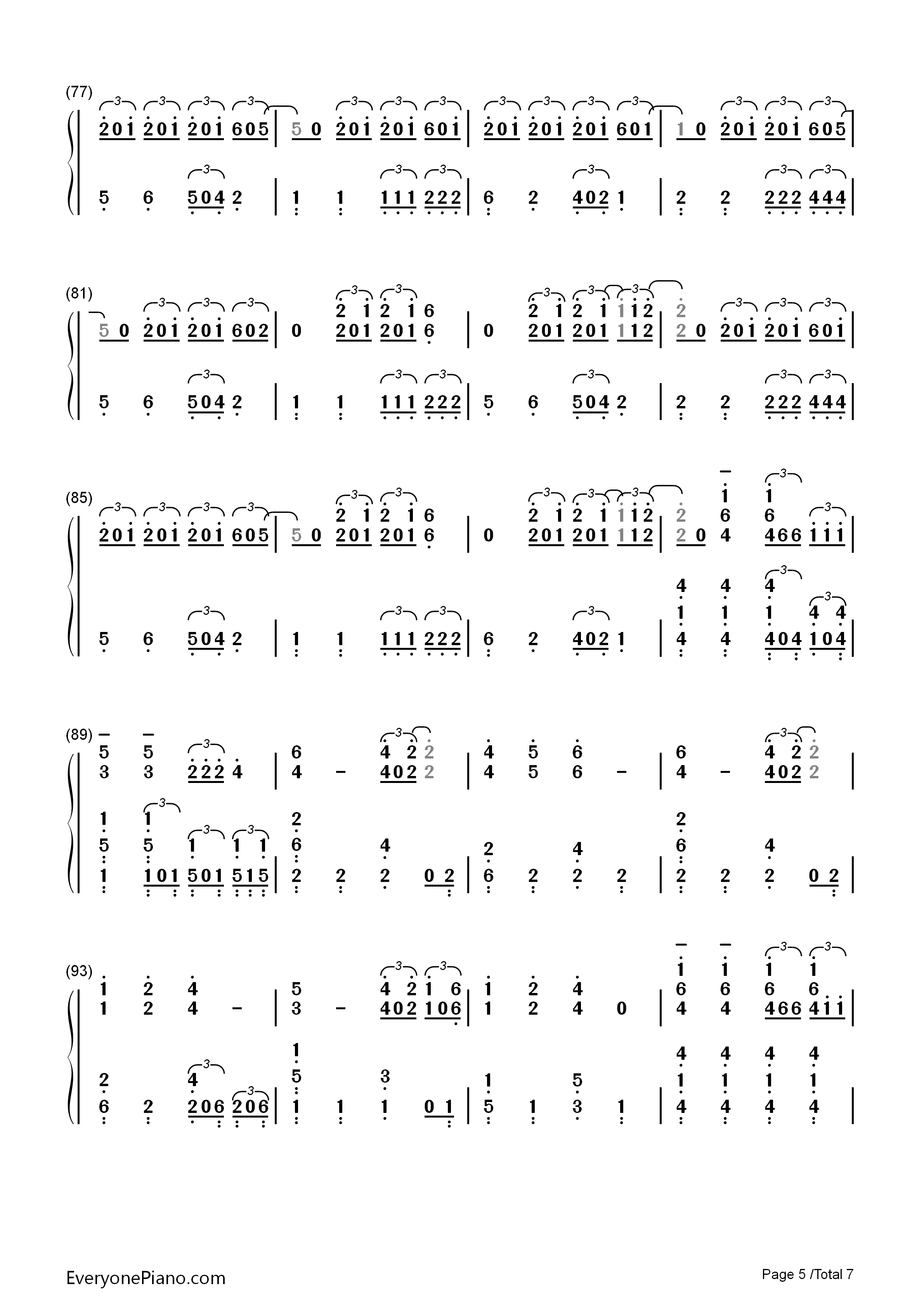 Sail钢琴简谱_Awolnation演唱