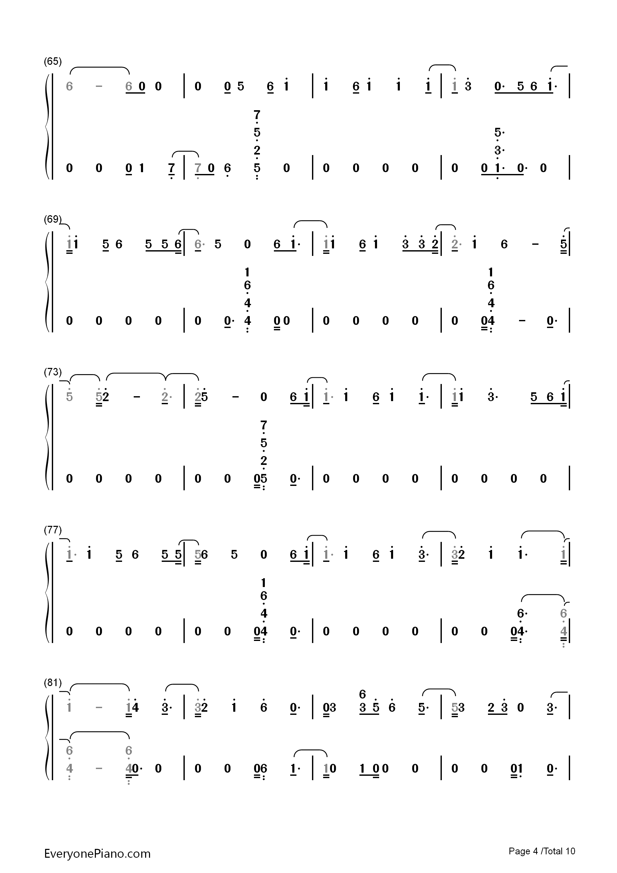 Sun_Comes_Up钢琴简谱_Rudimental_James_Arthur演唱
