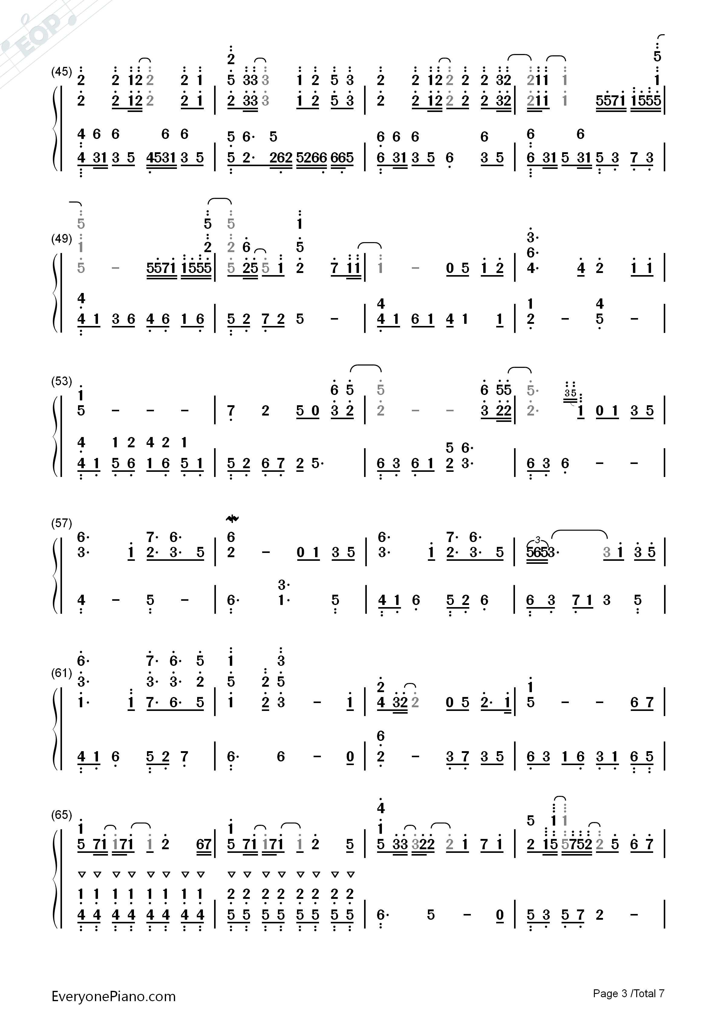 月夜に舞う恋の花钢琴简谱_ういにゃす演唱