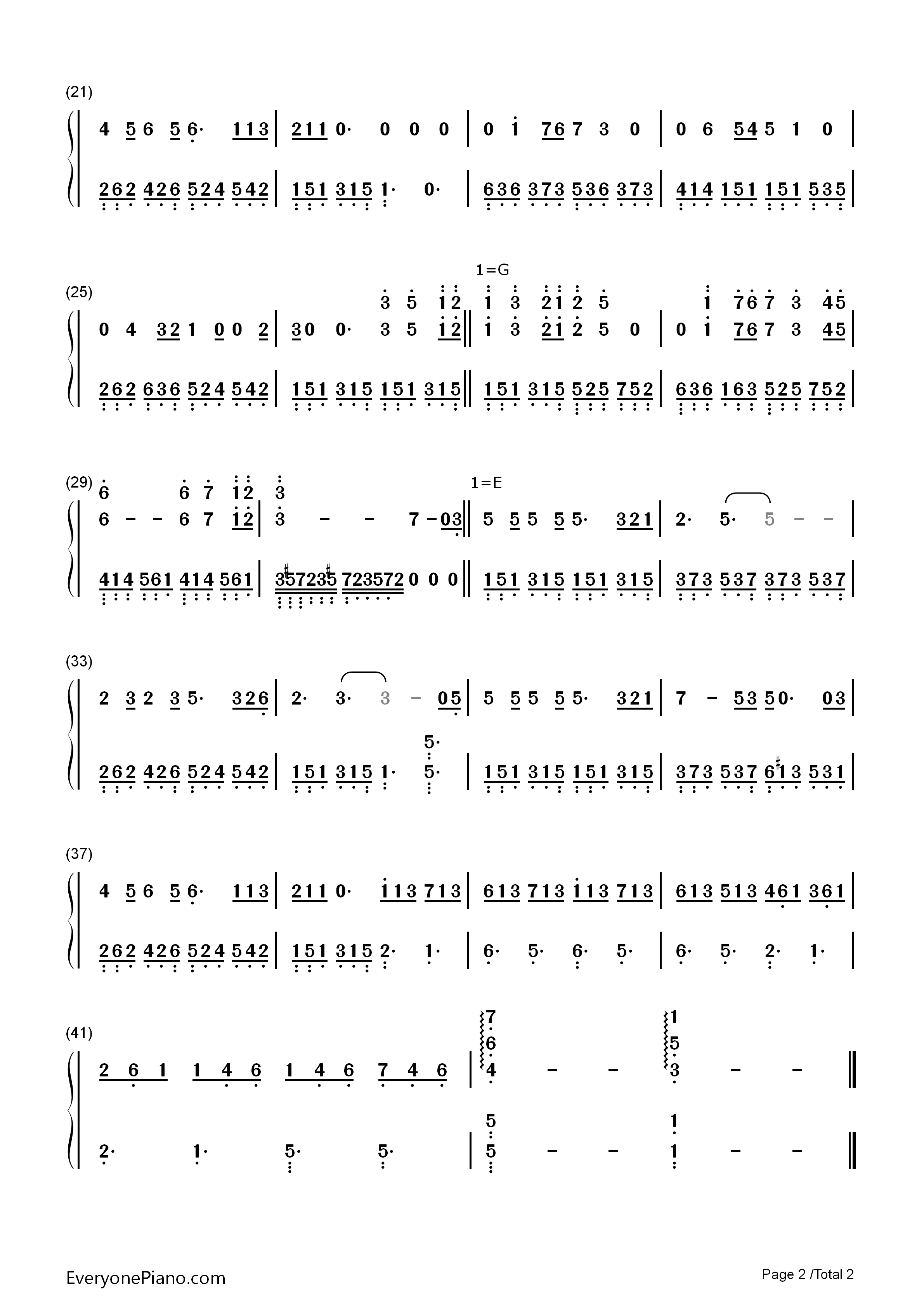 最长的旅途钢琴简谱_李琦演唱