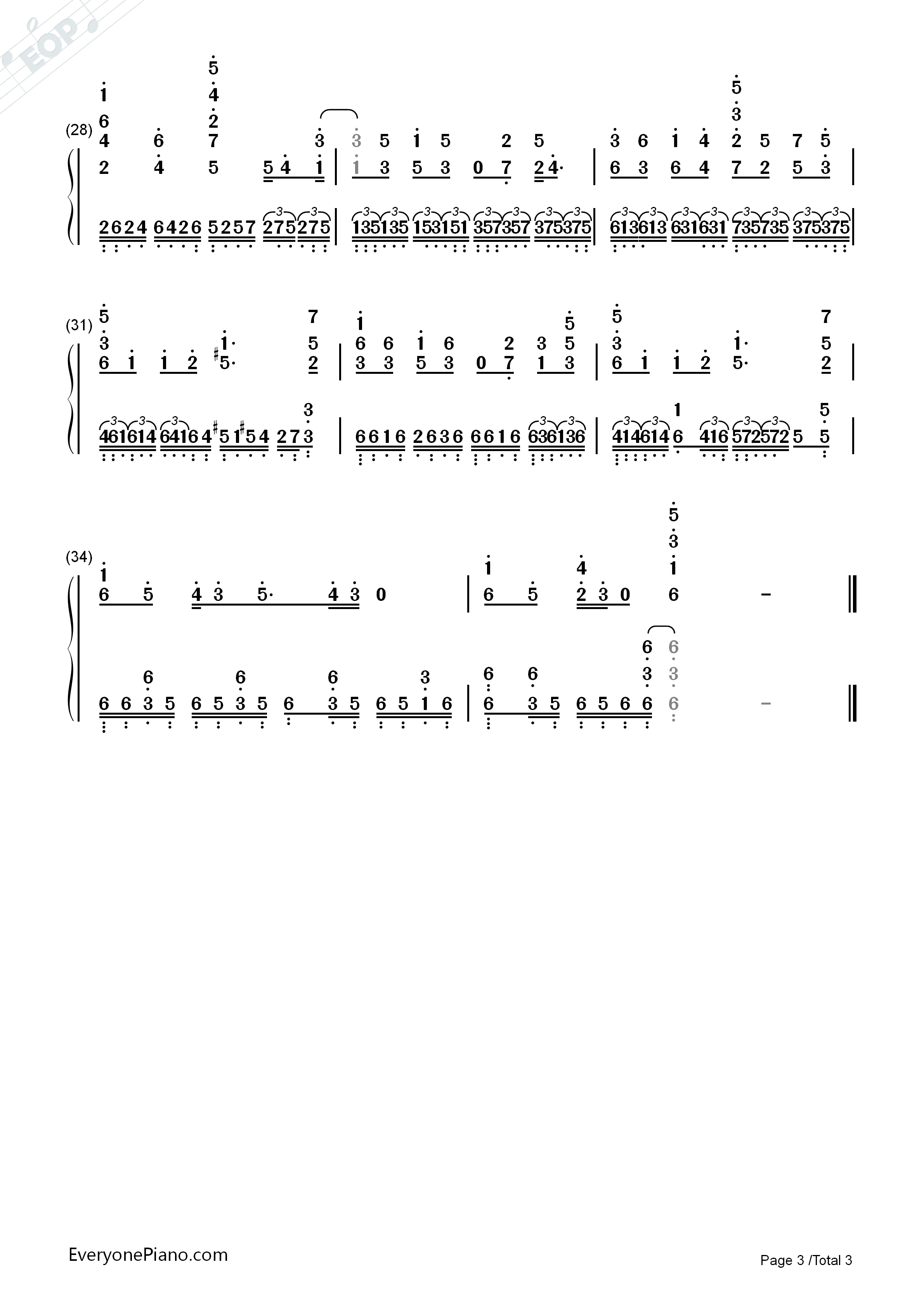 虹の空钢琴简谱_FLOW演唱