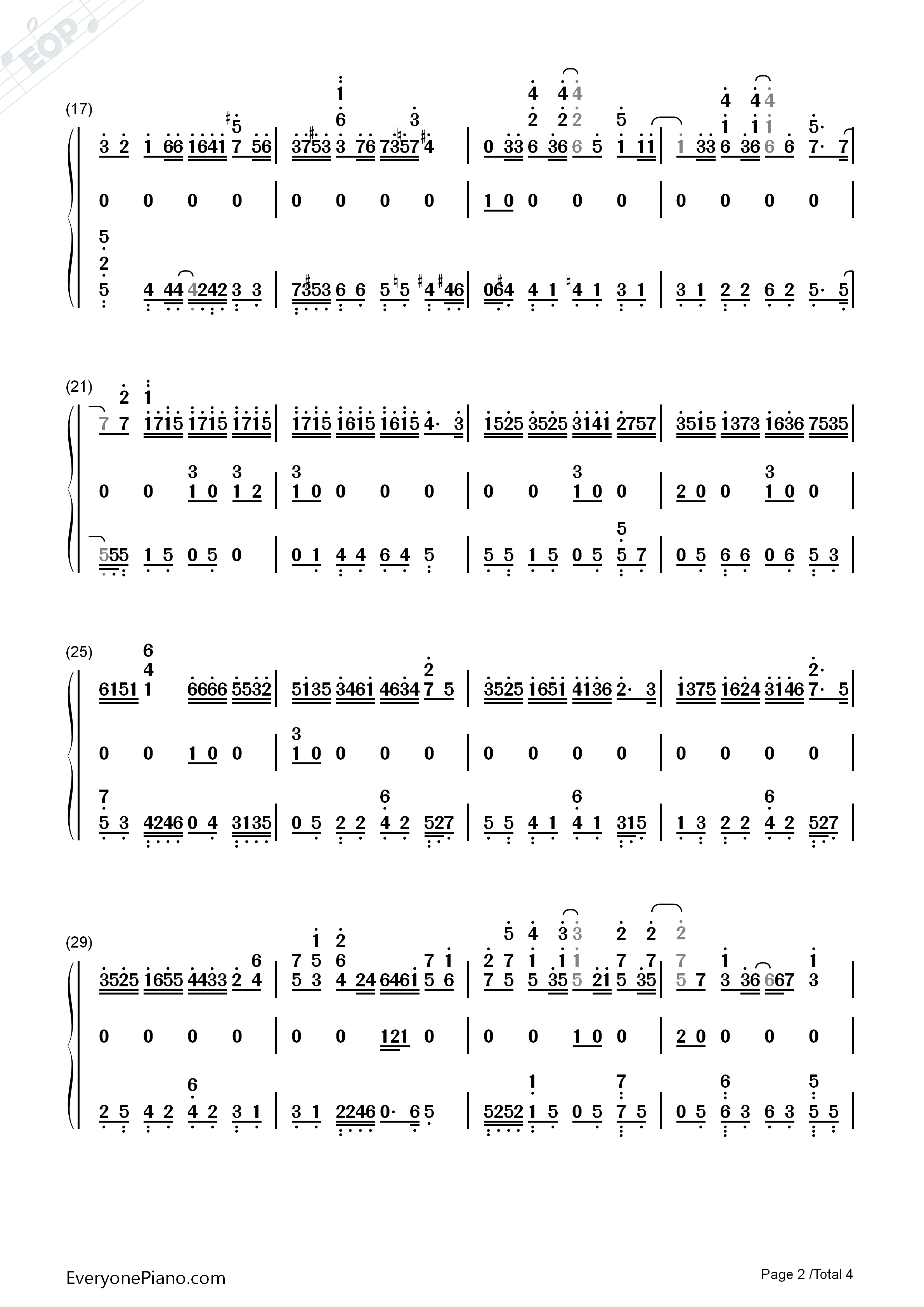 亲朋勿友钢琴简谱_邓丽欣演唱
