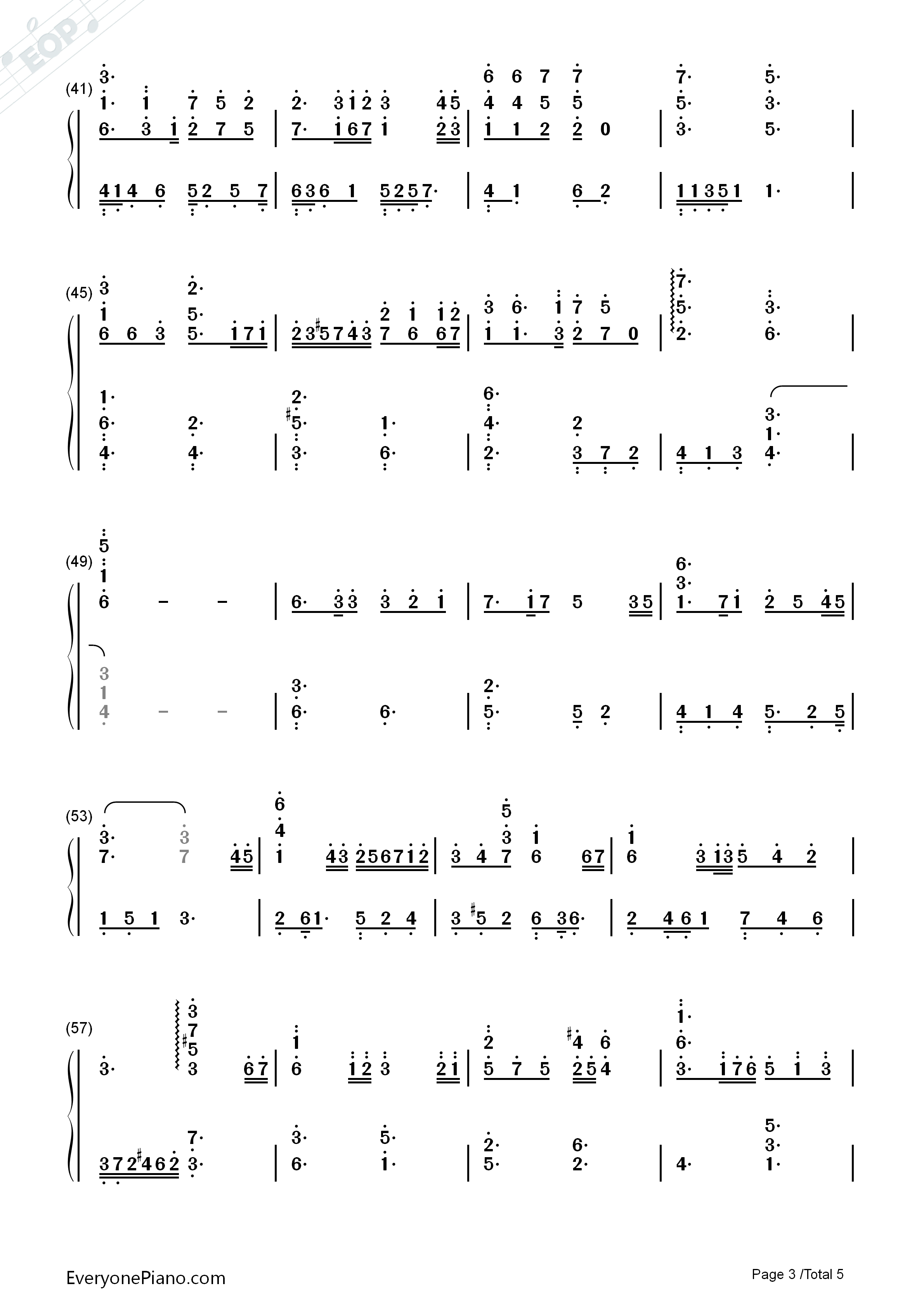 十亿光年的距离钢琴简谱_V.K克演唱