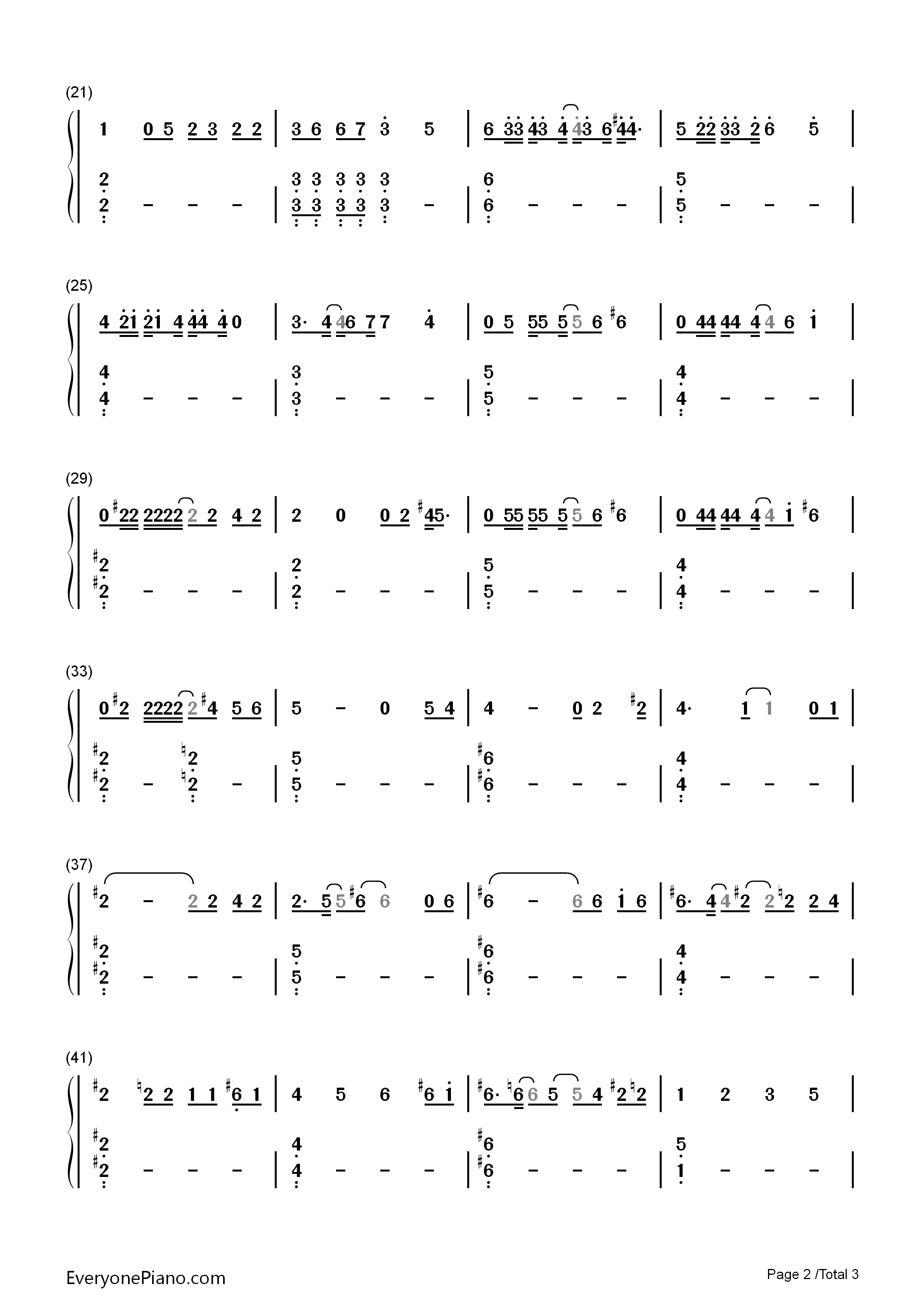 Lie_Lie_Lie钢琴简谱_大黒摩季演唱