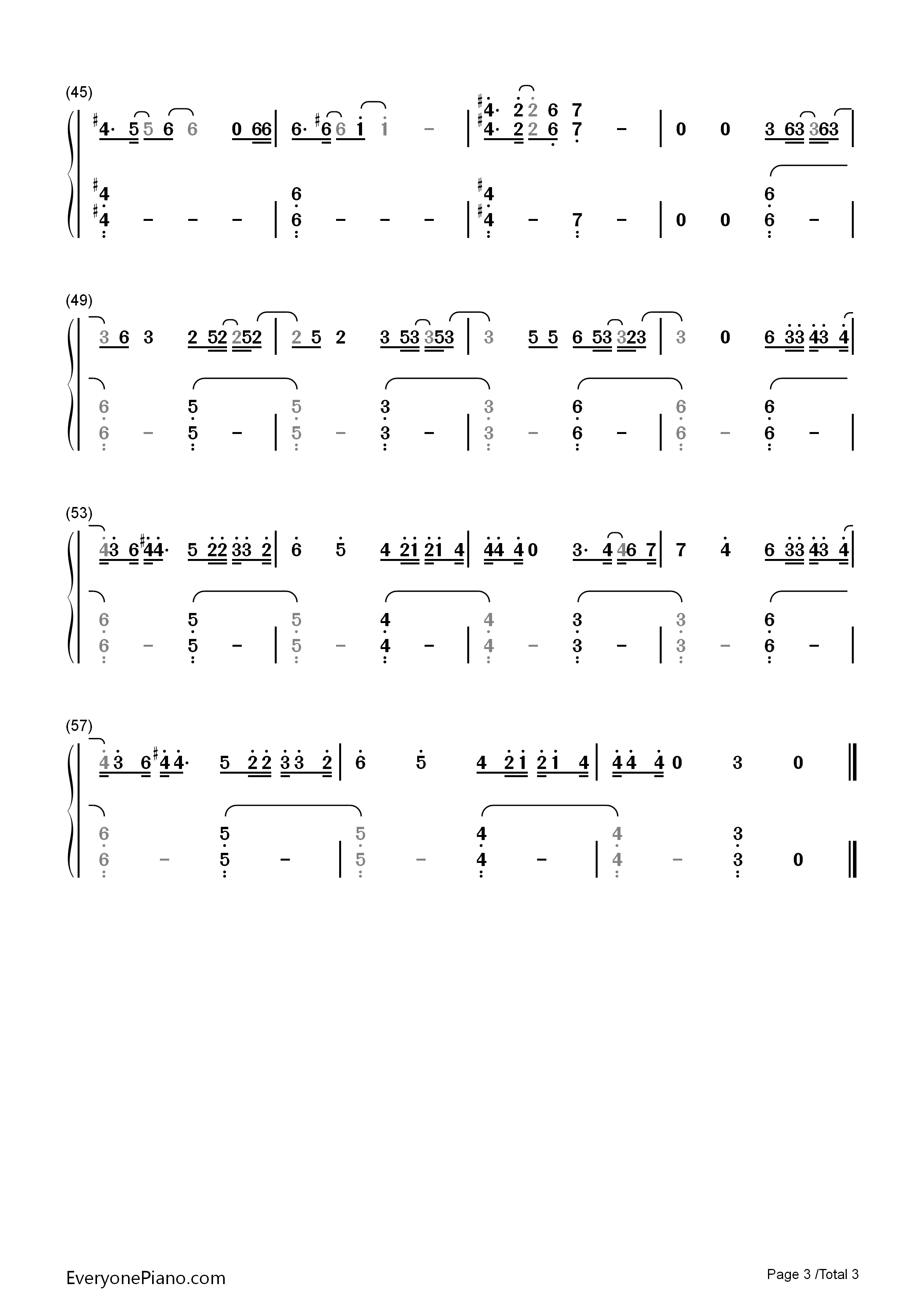 Lie_Lie_Lie钢琴简谱_大黒摩季演唱