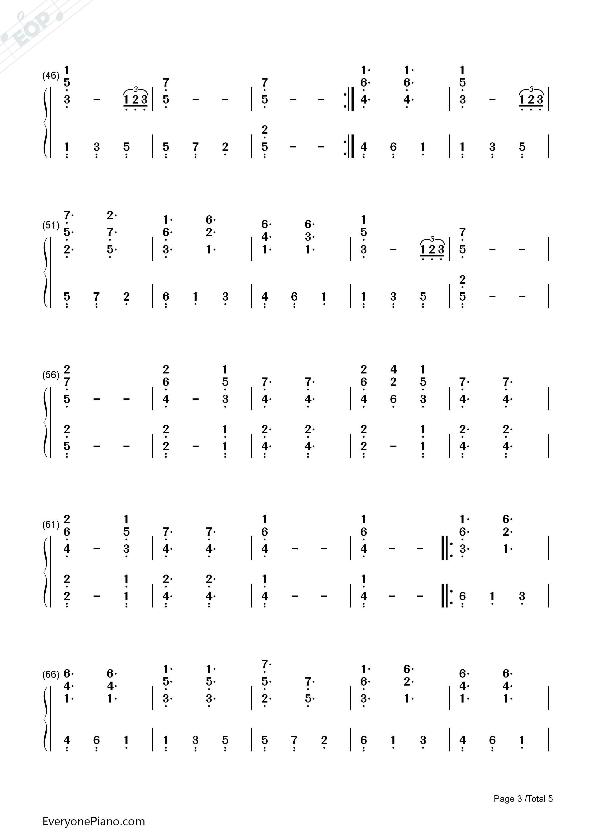 A_Drop_In_The_Ocean钢琴简谱_Ron_Pope演唱