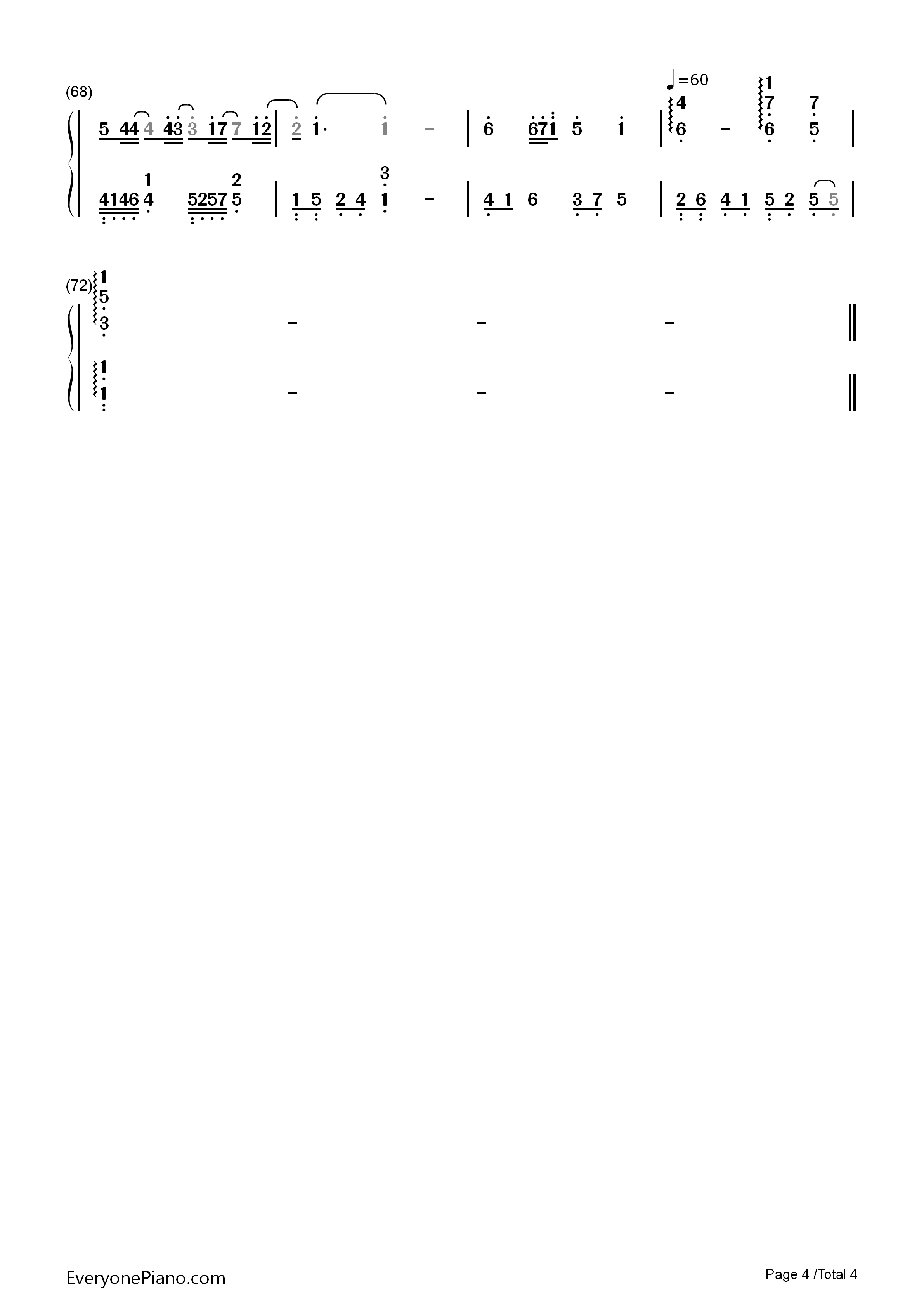 说了再见钢琴简谱_周杰伦演唱