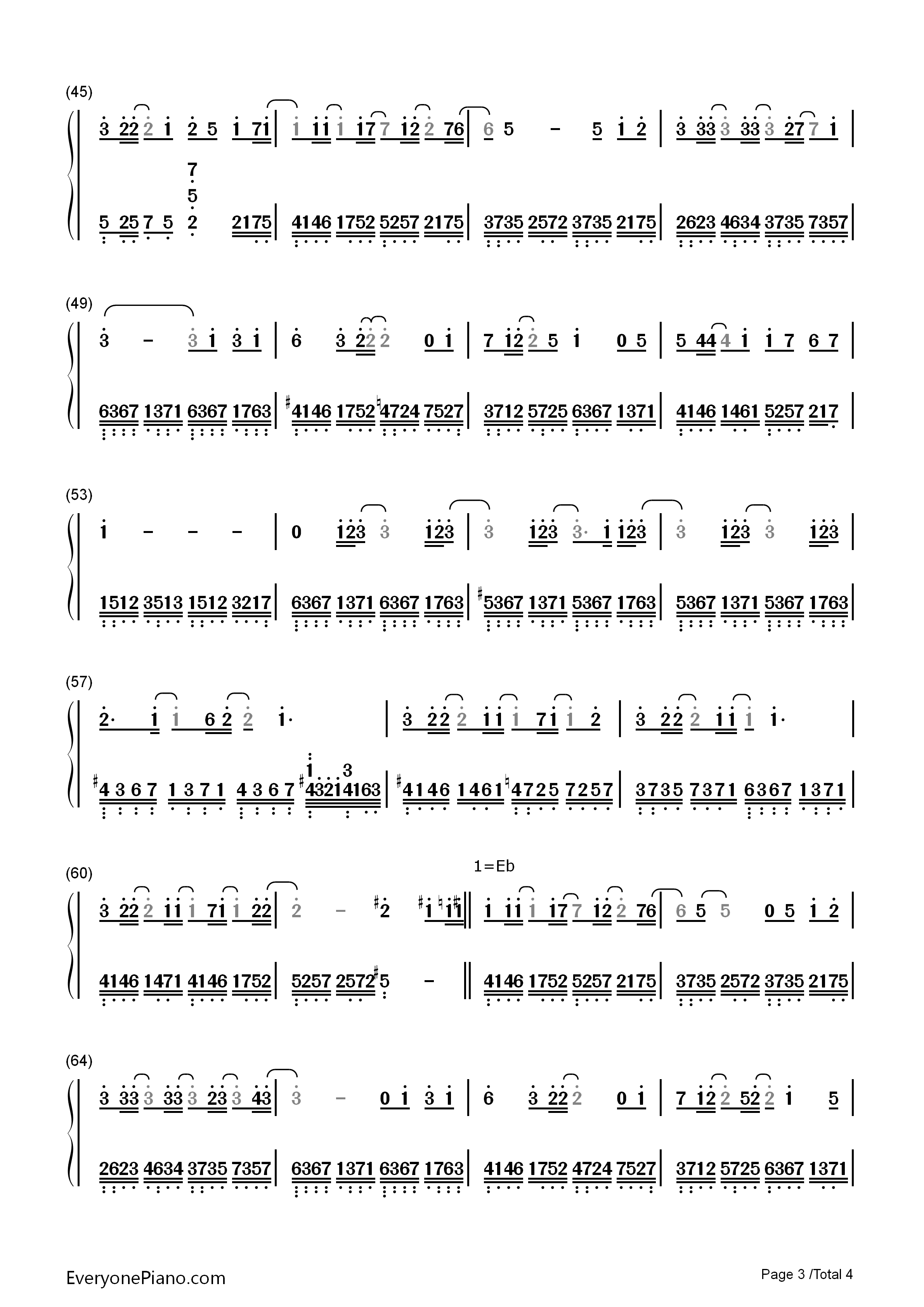 说了再见钢琴简谱_周杰伦演唱