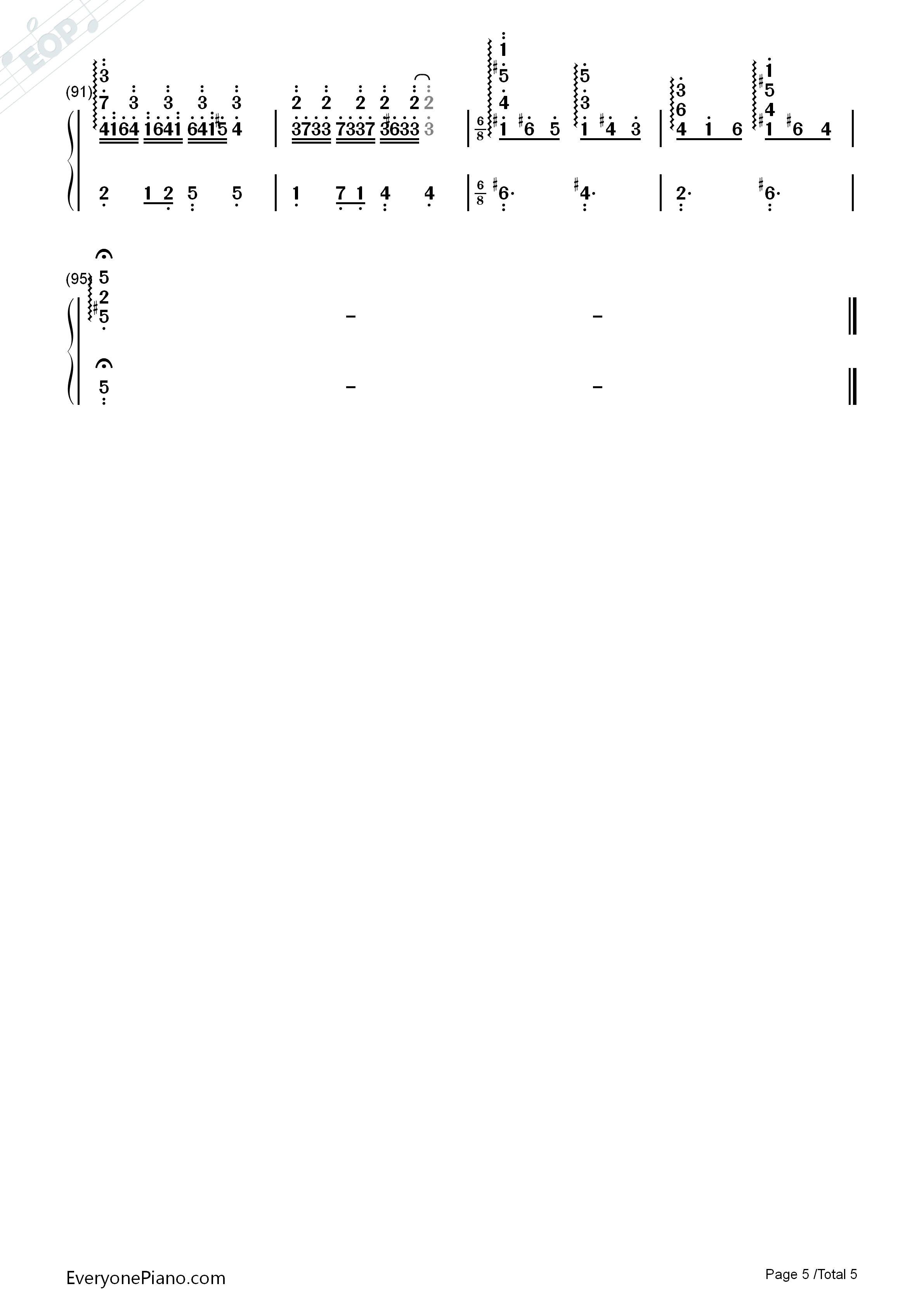 泪的声音钢琴简谱_V.K克演唱