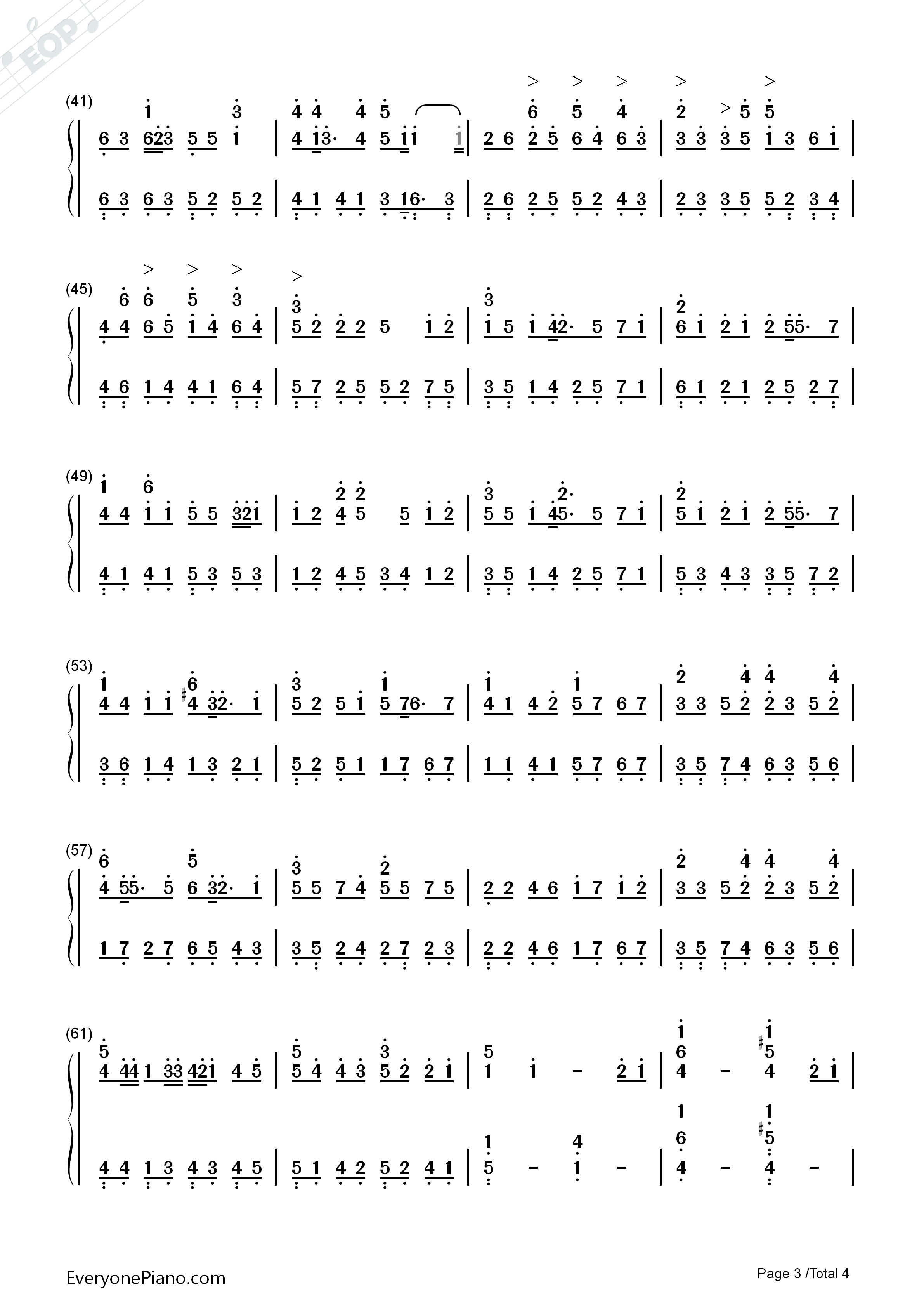 帰るから钢琴简谱_Blue_Drops演唱