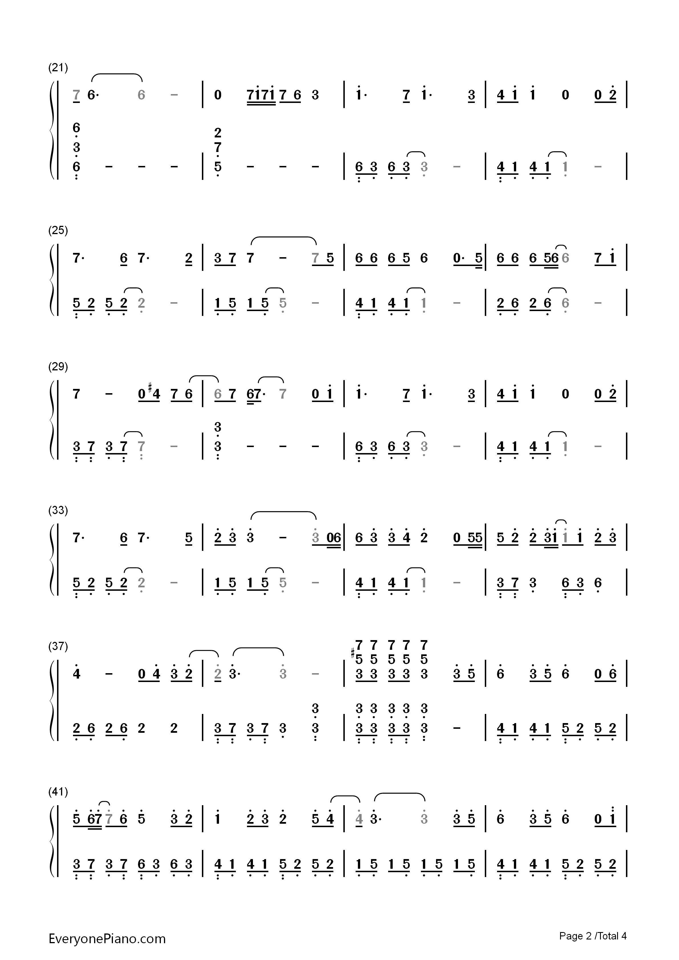 星辰大海是你钢琴简谱_魏晨演唱