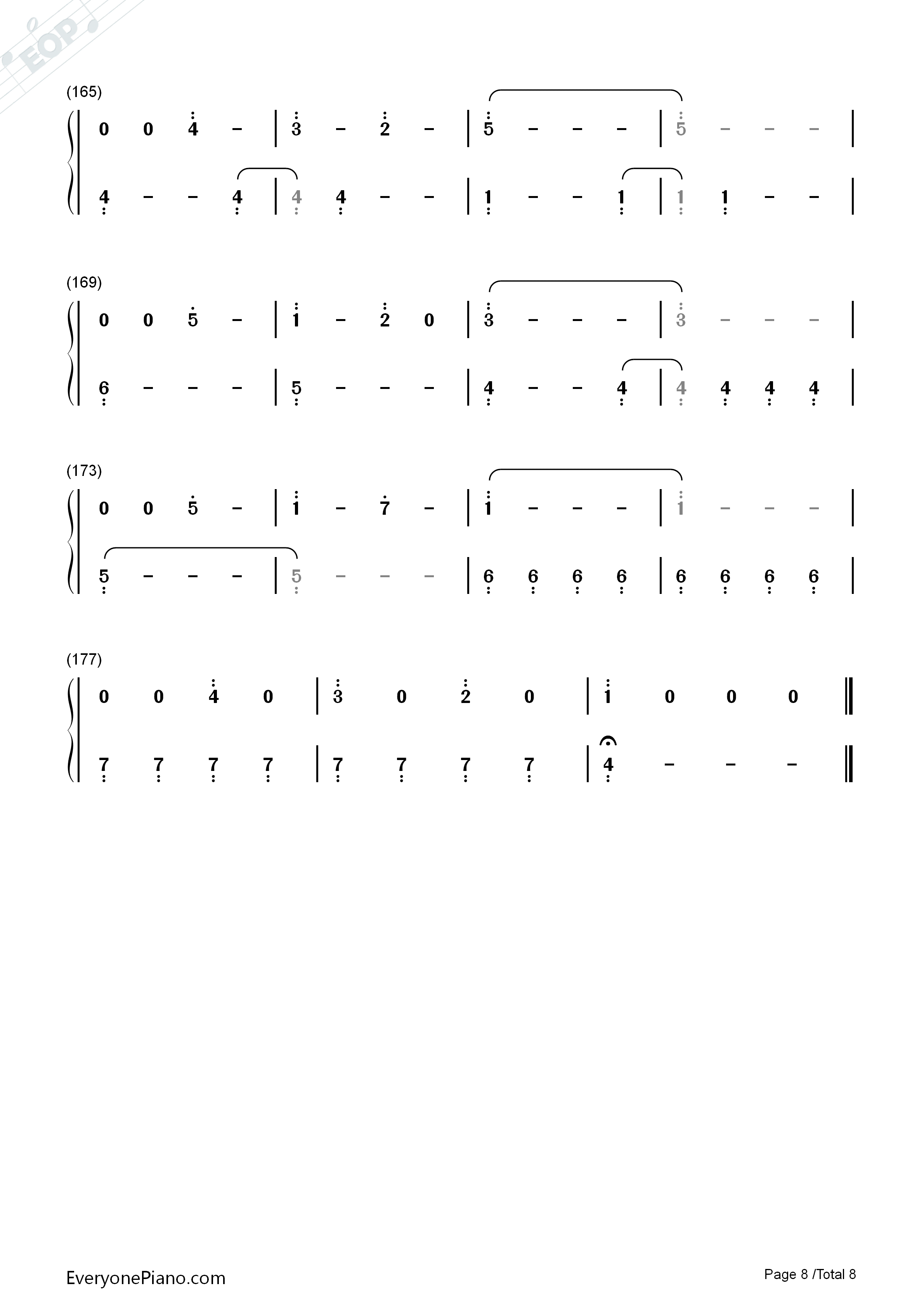 Last_Night_Good_Night钢琴简谱_初音ミク演唱