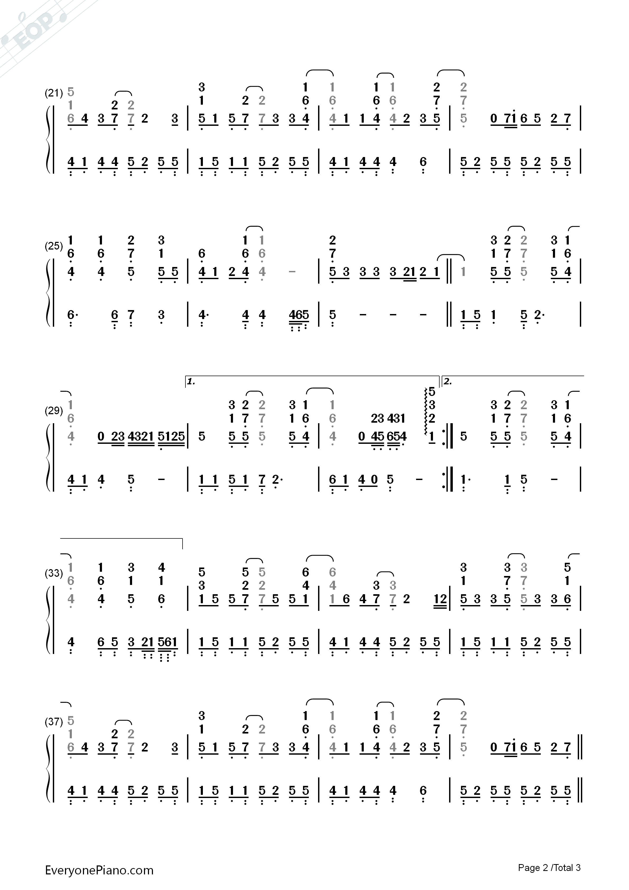 When_You_Say_Nothing_At_All钢琴简谱_Alison_Krauss演唱