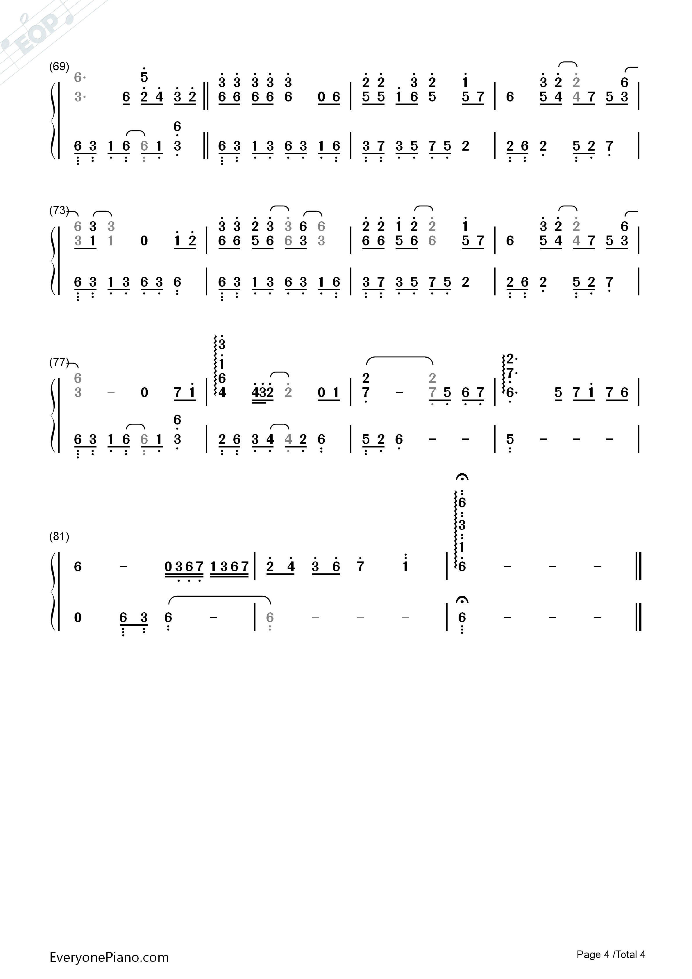 假如钢琴简谱_信乐团演唱