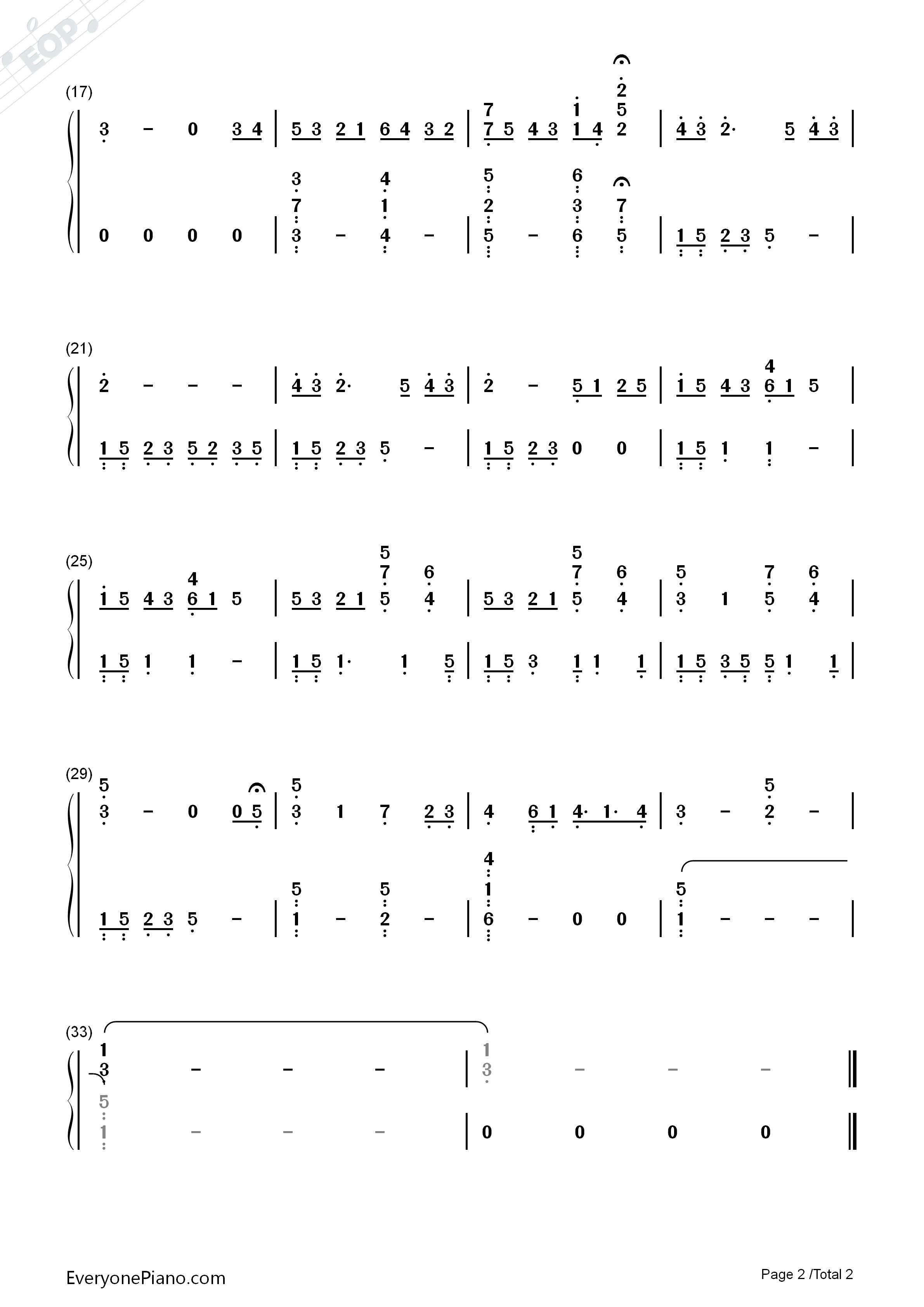 ガルガンティアよ永遠に钢琴简谱_岩代太郎演唱