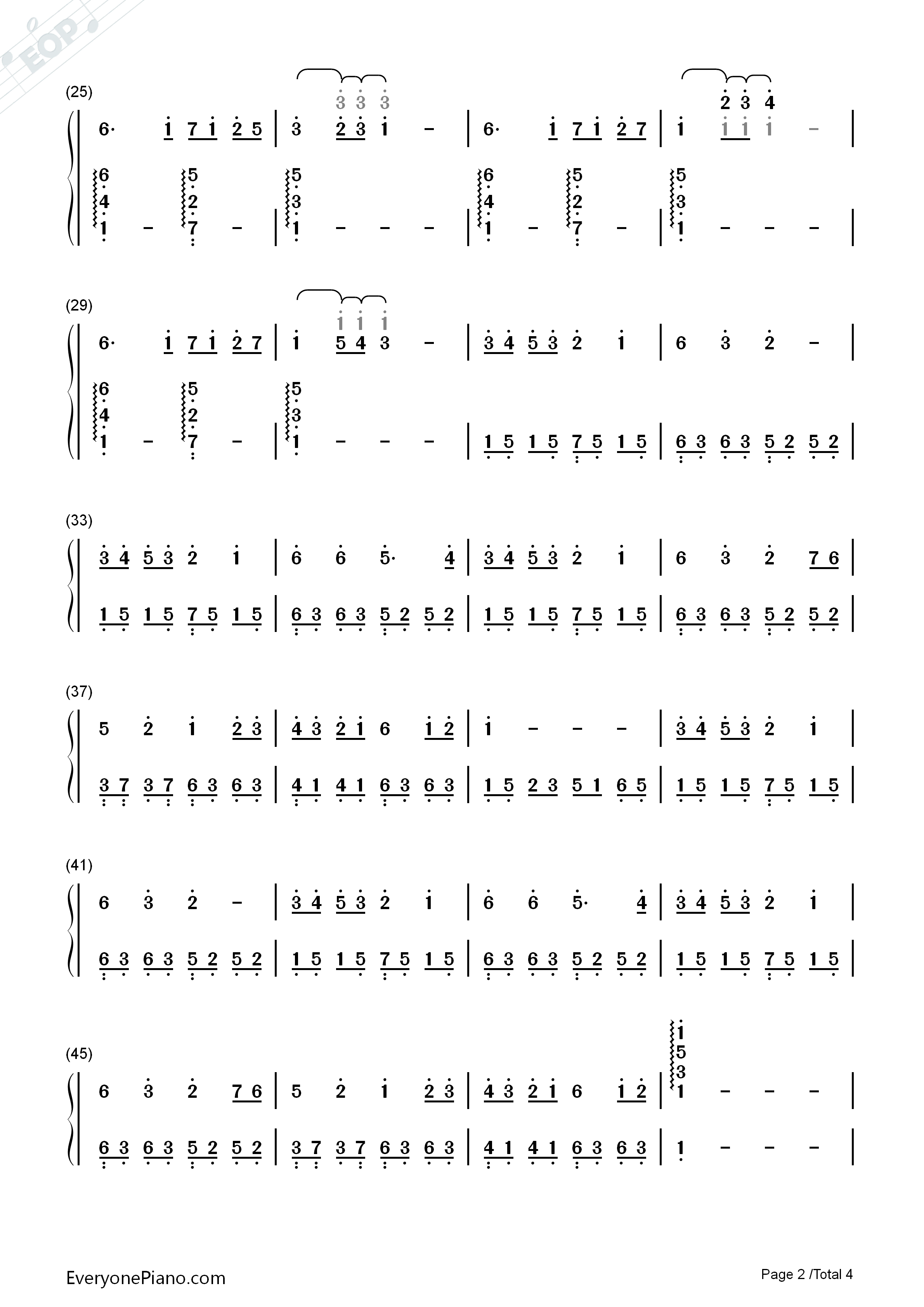 雪之梦钢琴简谱_班得瑞_Bandari演唱