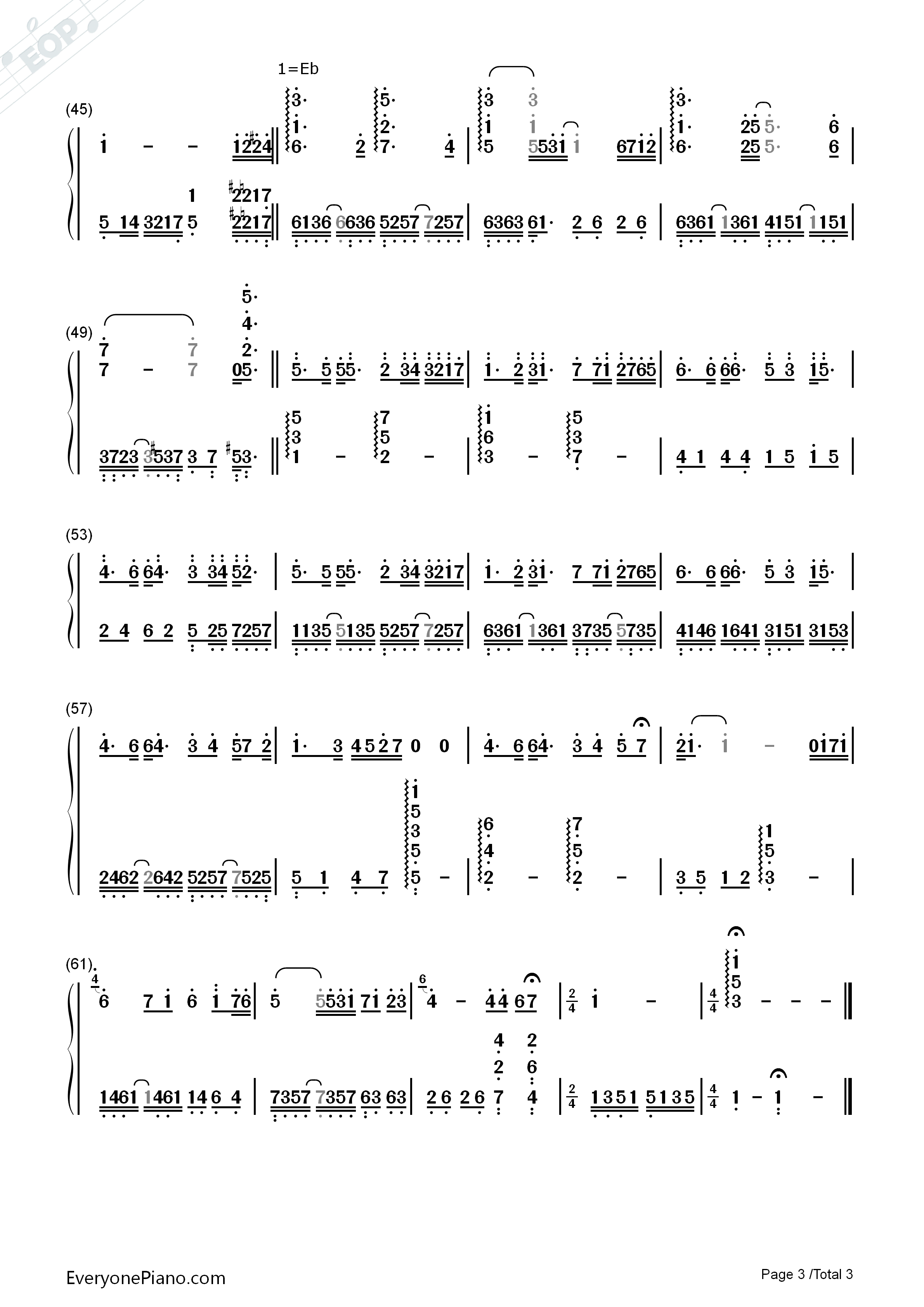 被风吹过的夏天钢琴简谱_金莎_林俊杰演唱