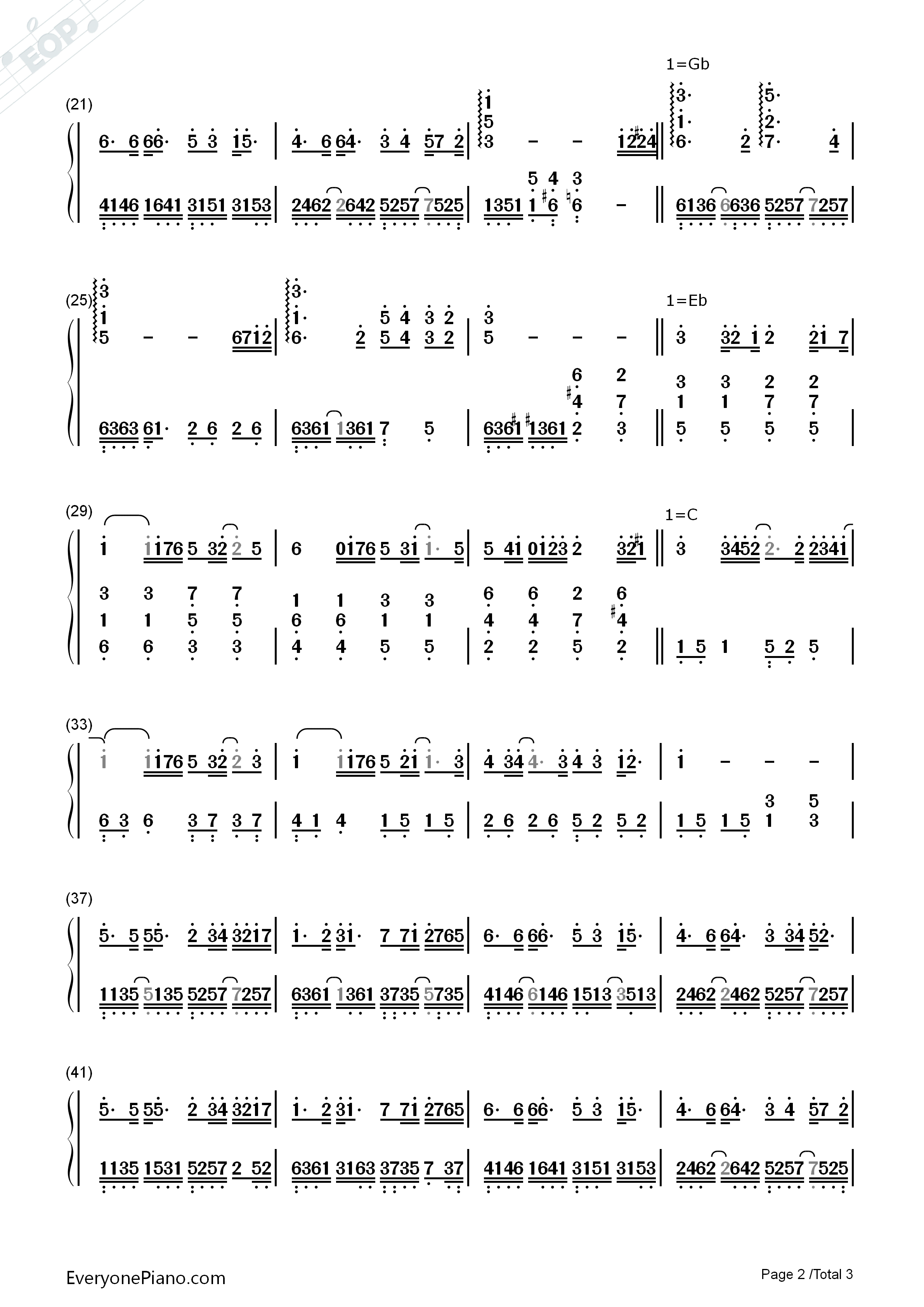 被风吹过的夏天钢琴简谱_金莎_林俊杰演唱