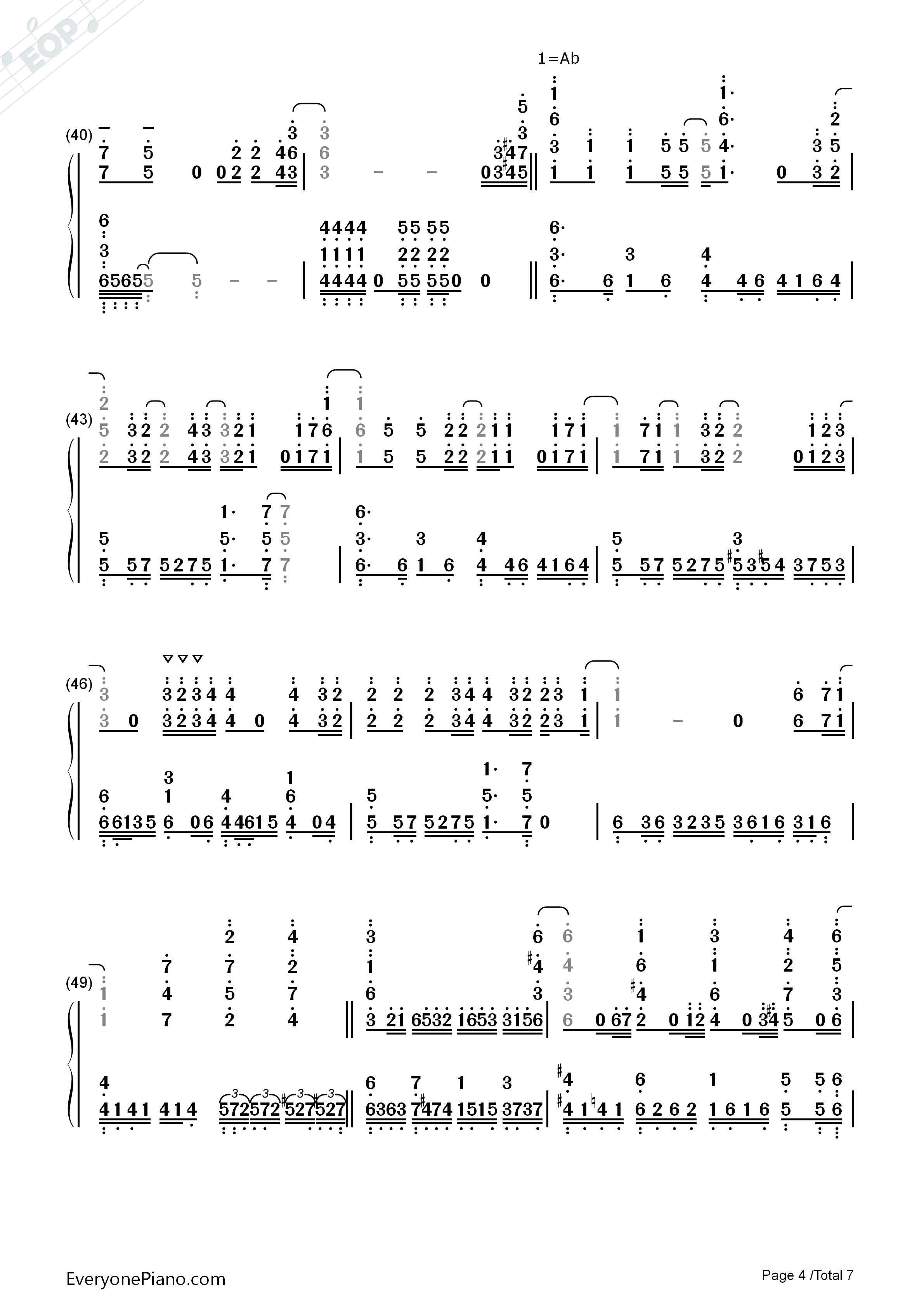 ASH钢琴简谱_LiSA演唱
