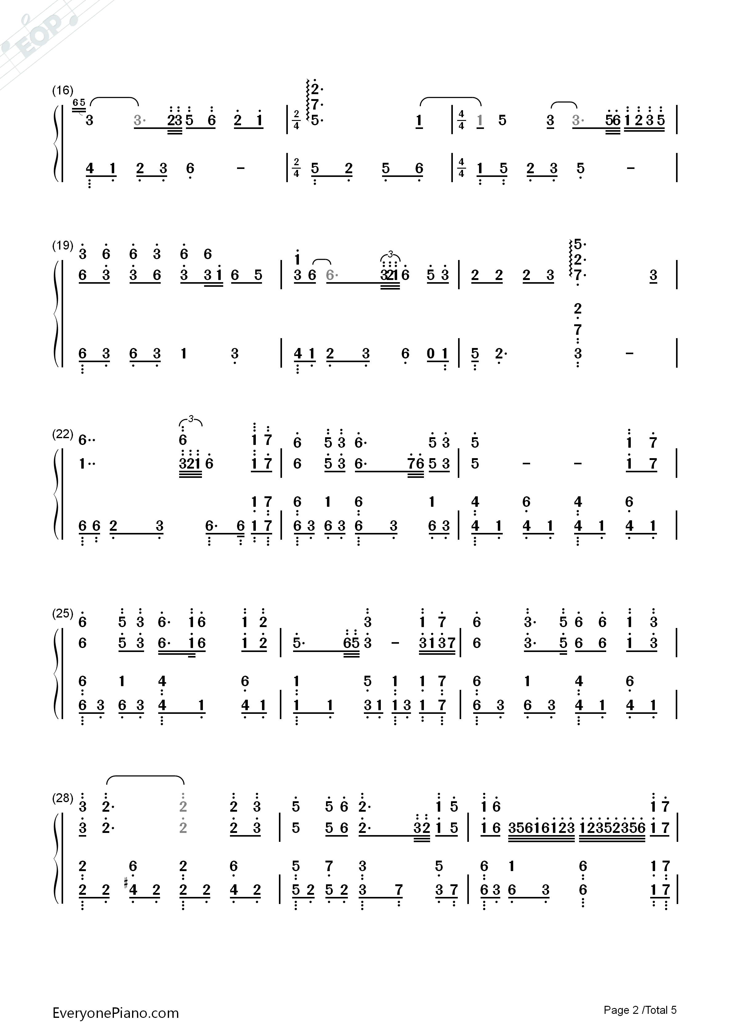 嫦娥钢琴简谱_李玉刚演唱