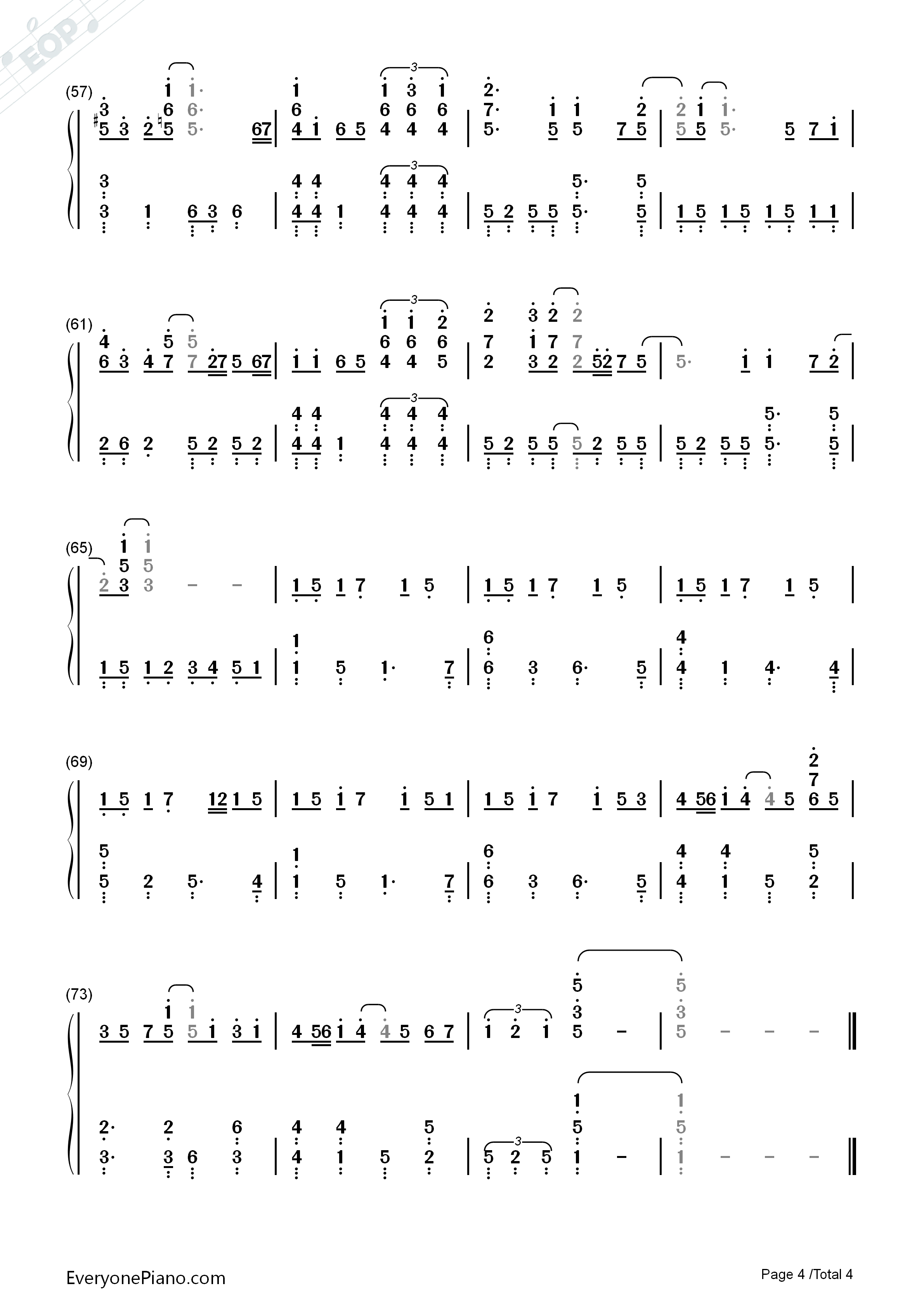 很想讨厌你钢琴简谱_林夏微演唱