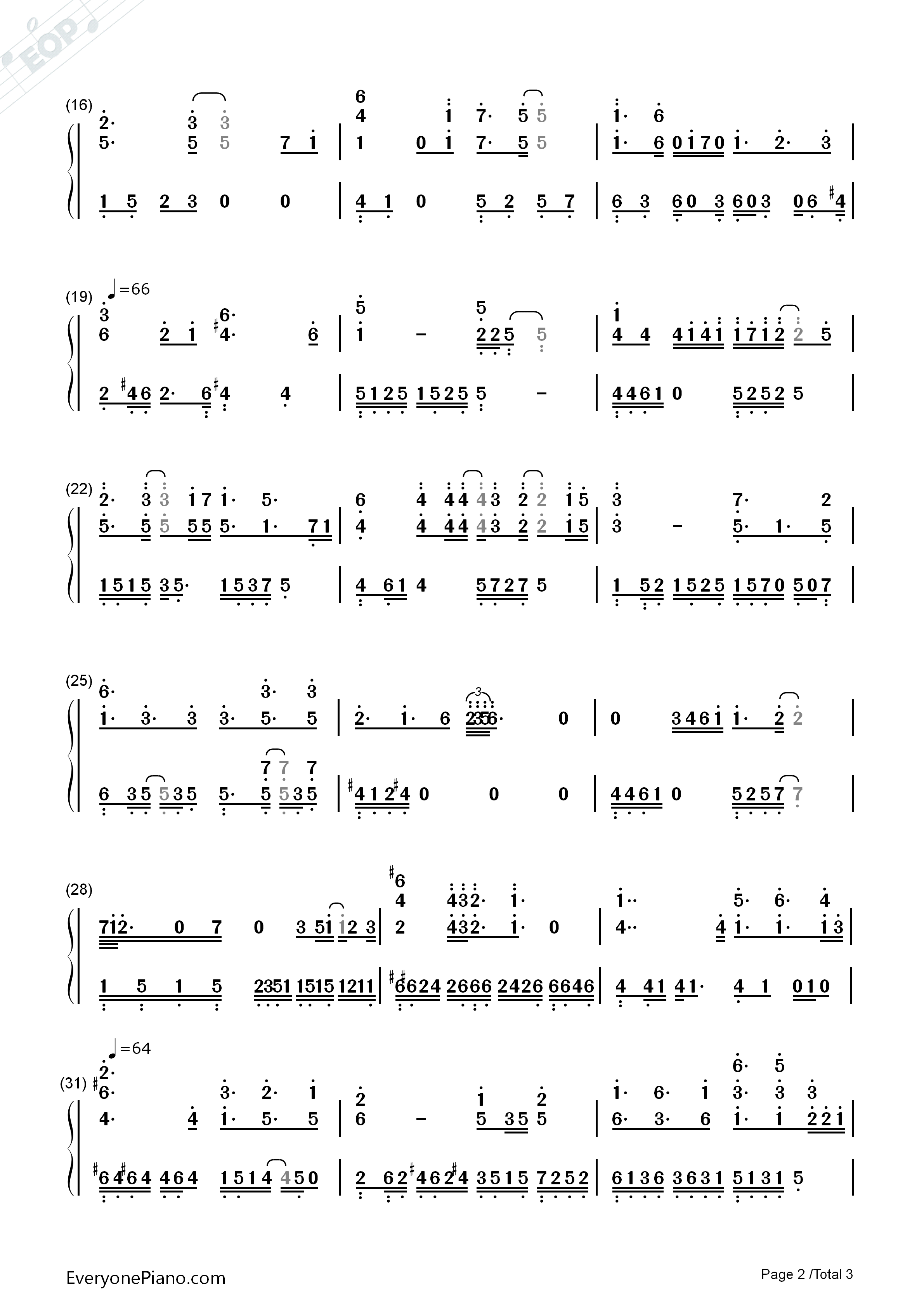 保护色钢琴简谱_苏亦承演唱