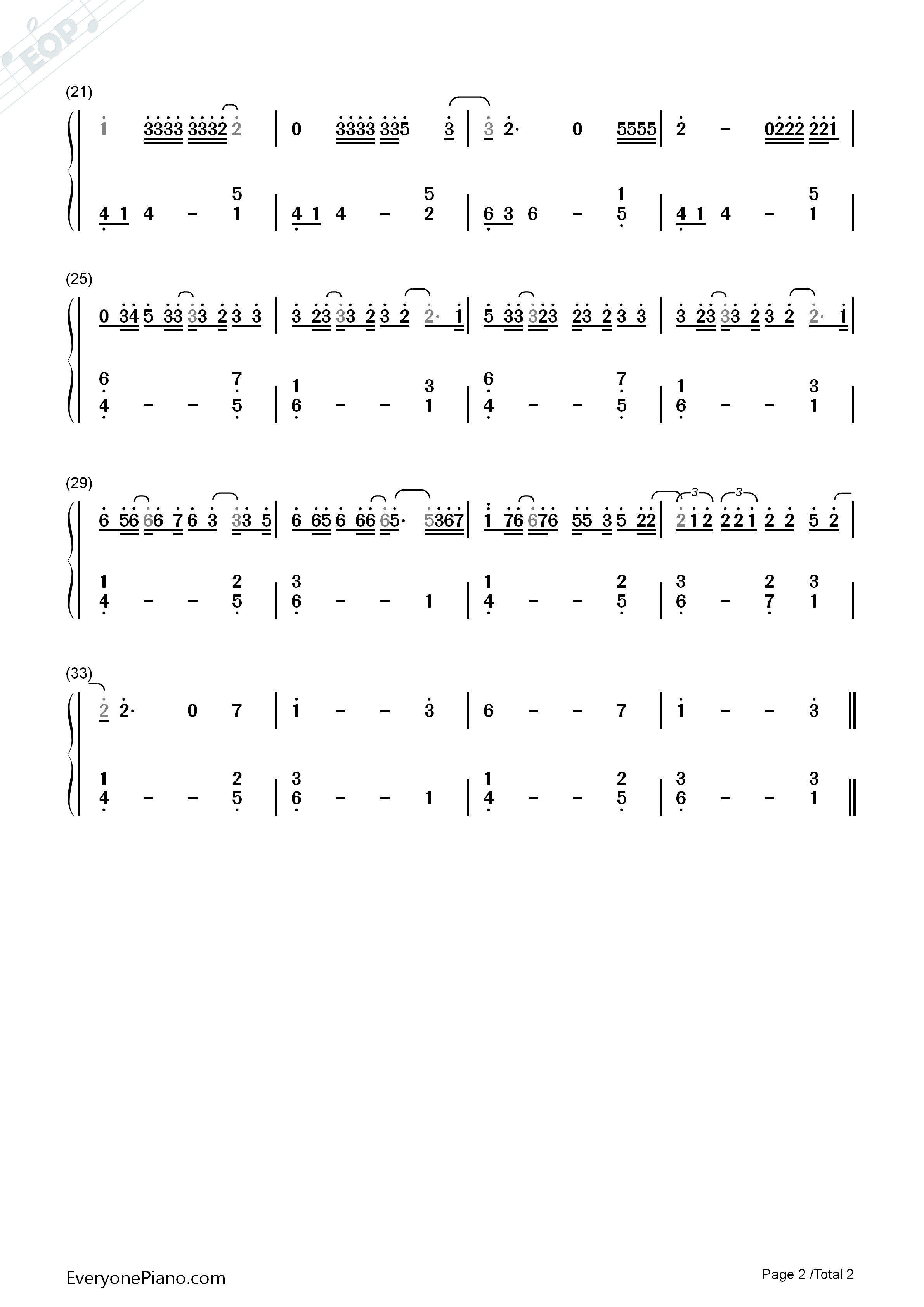 1钢琴简谱_Logic演唱