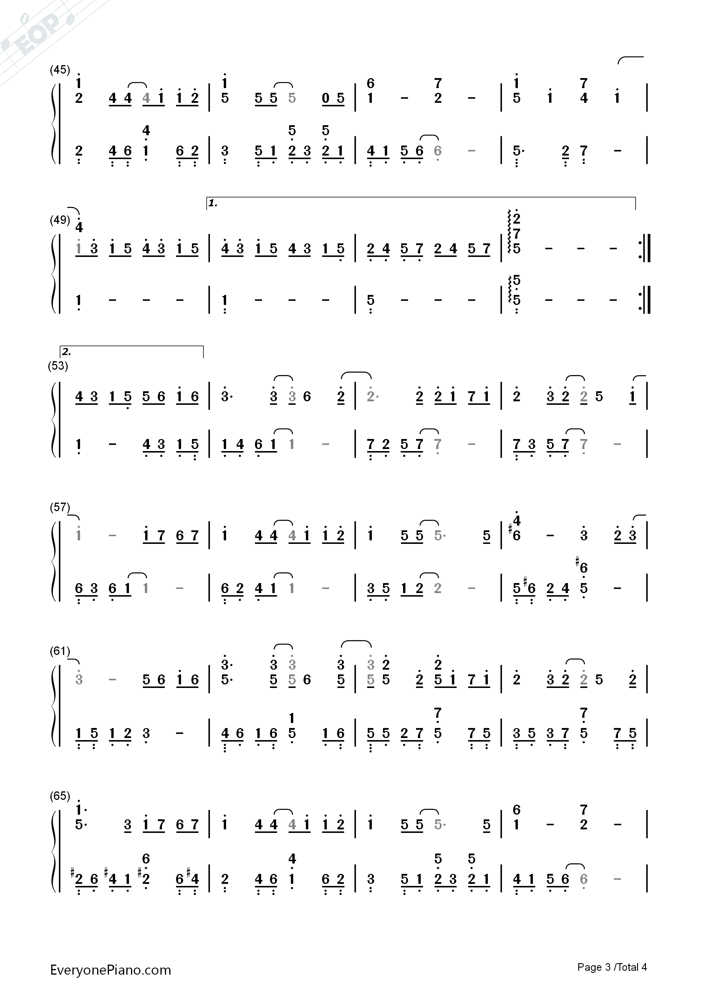 会呼吸的痛钢琴简谱_梁静茹演唱