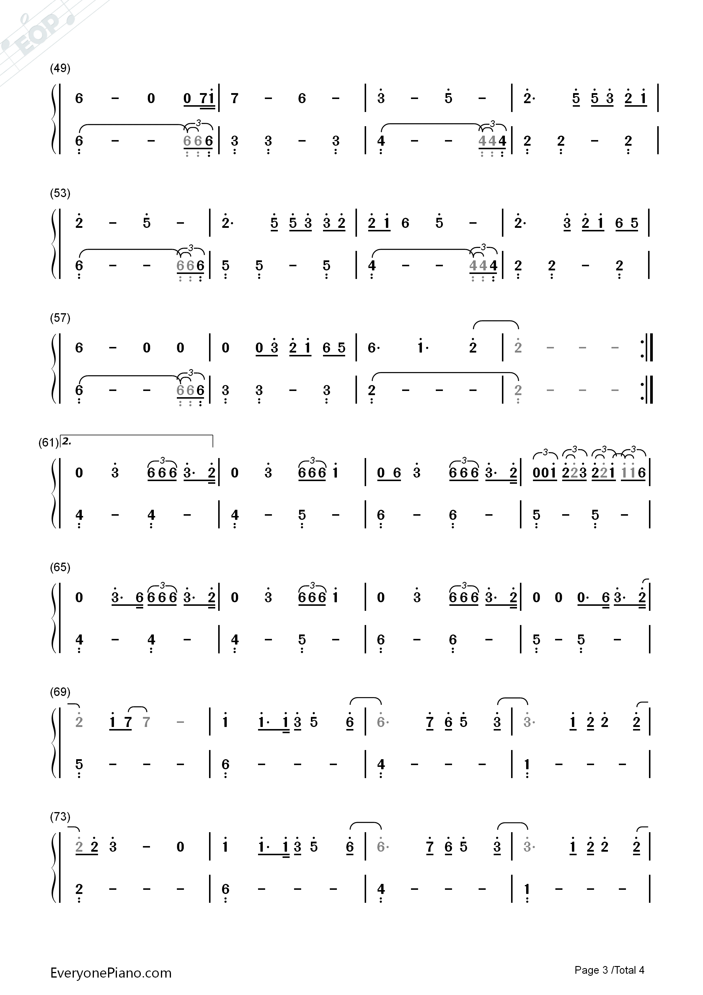 Reminding_Me钢琴简谱_Shawn_Hook_Vanessa_Hudgens演唱