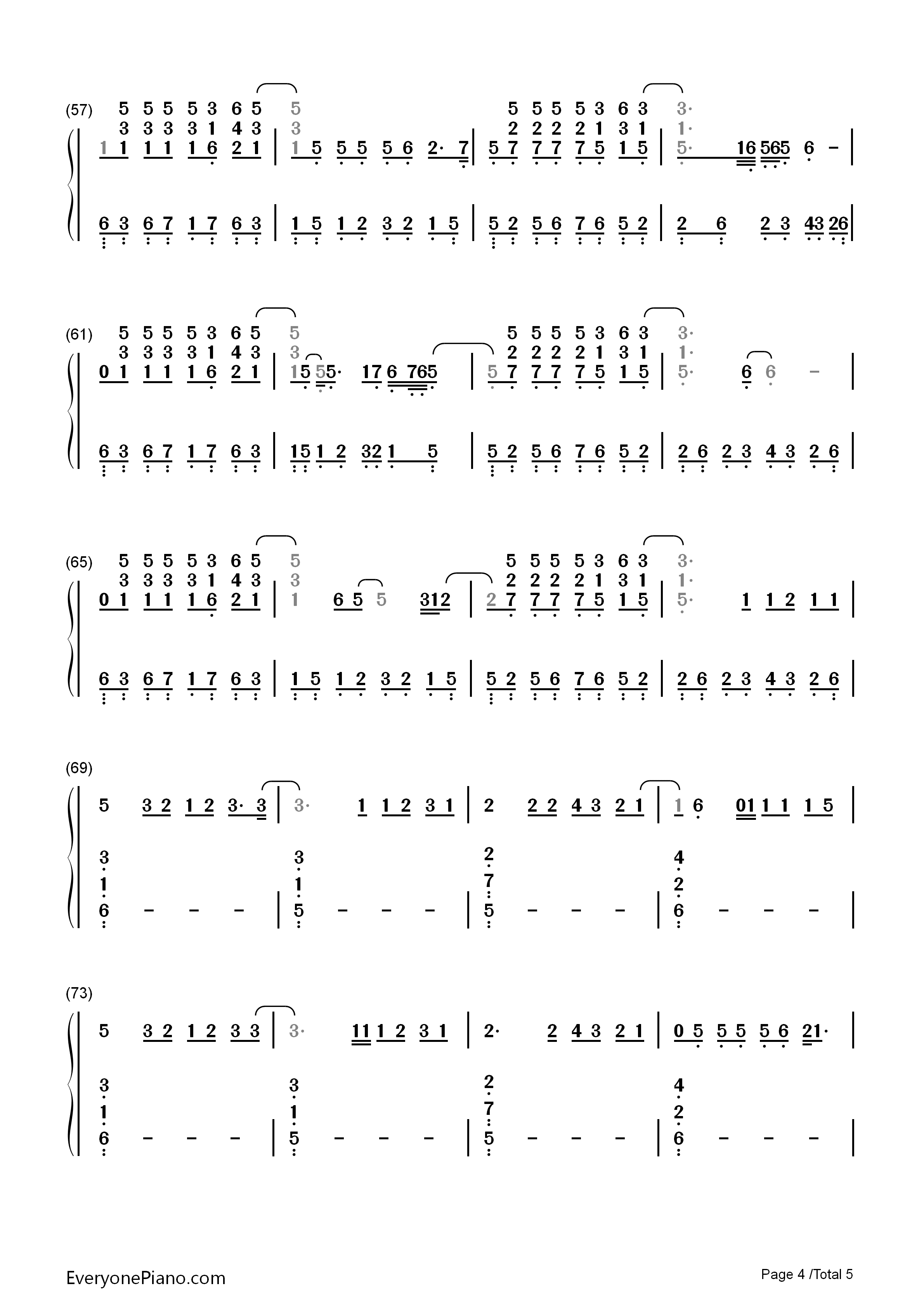 Too_Good_at_Goodbyes钢琴简谱_Sam_Smith演唱