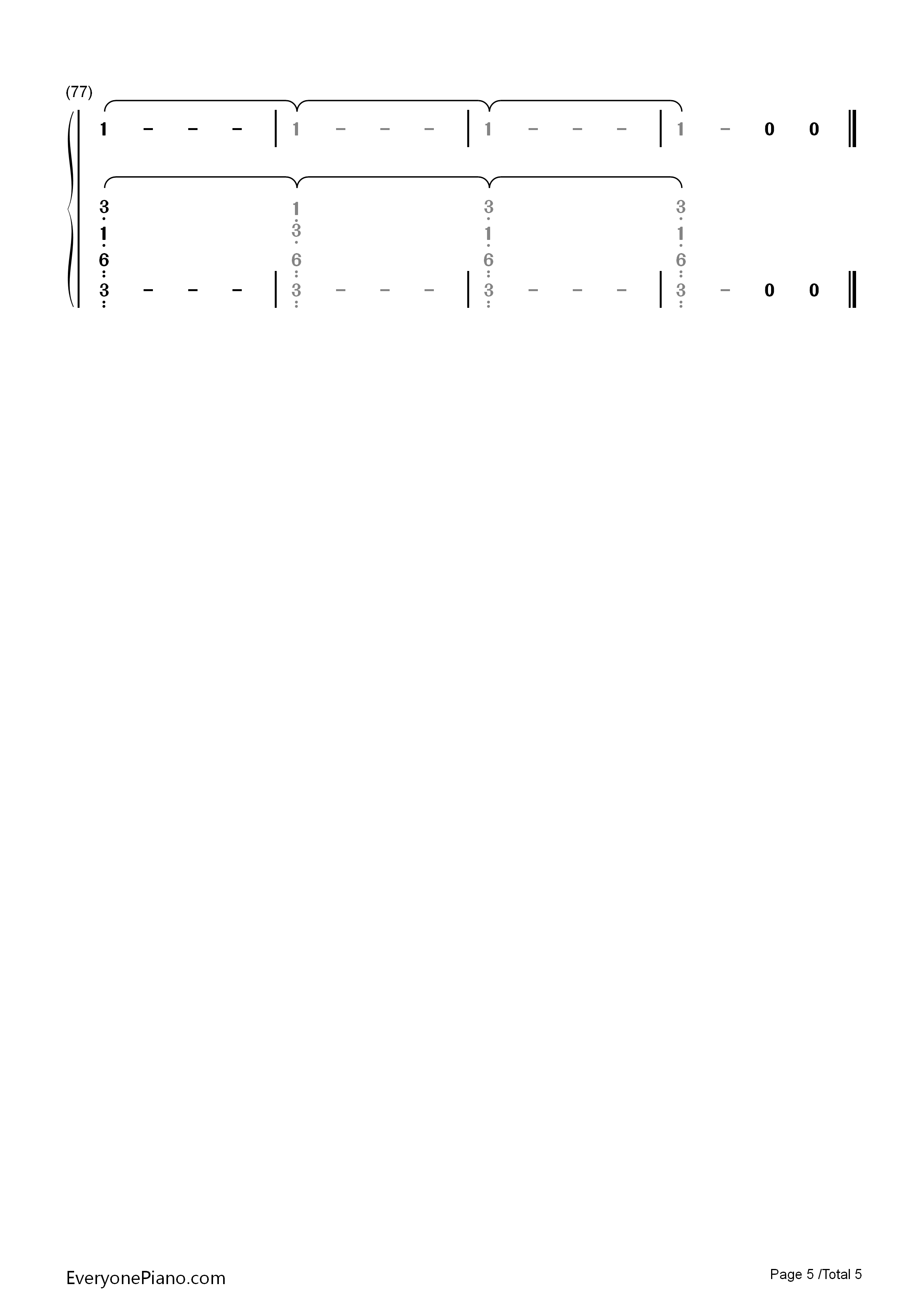 Too_Good_at_Goodbyes钢琴简谱_Sam_Smith演唱