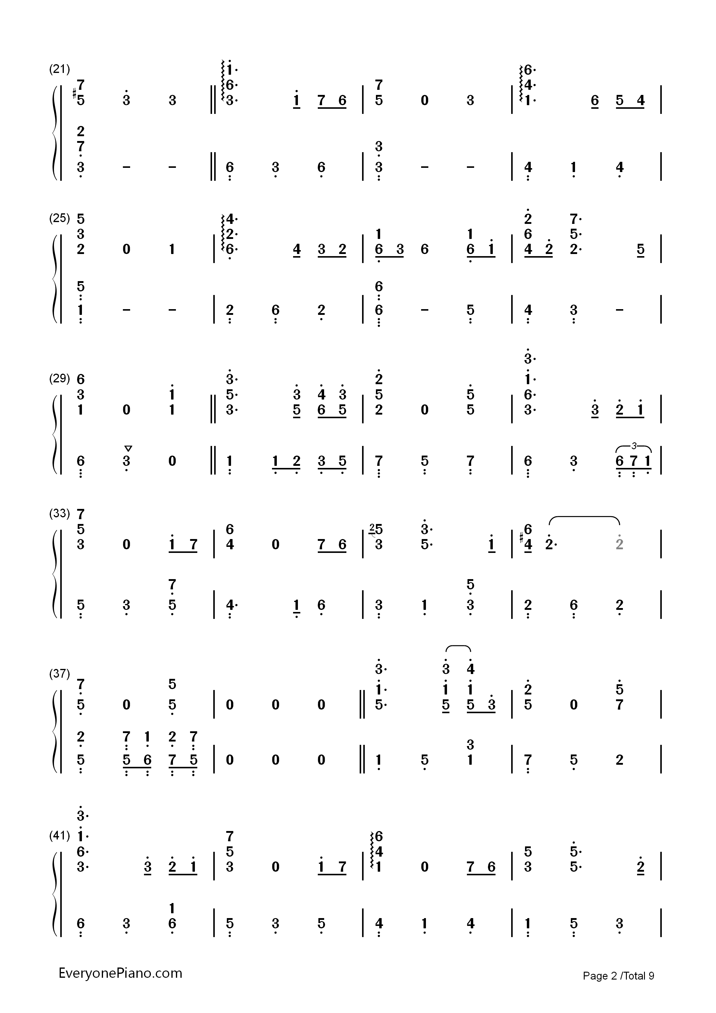 别了夏天钢琴简谱_手嶌葵_宫崎骏演唱