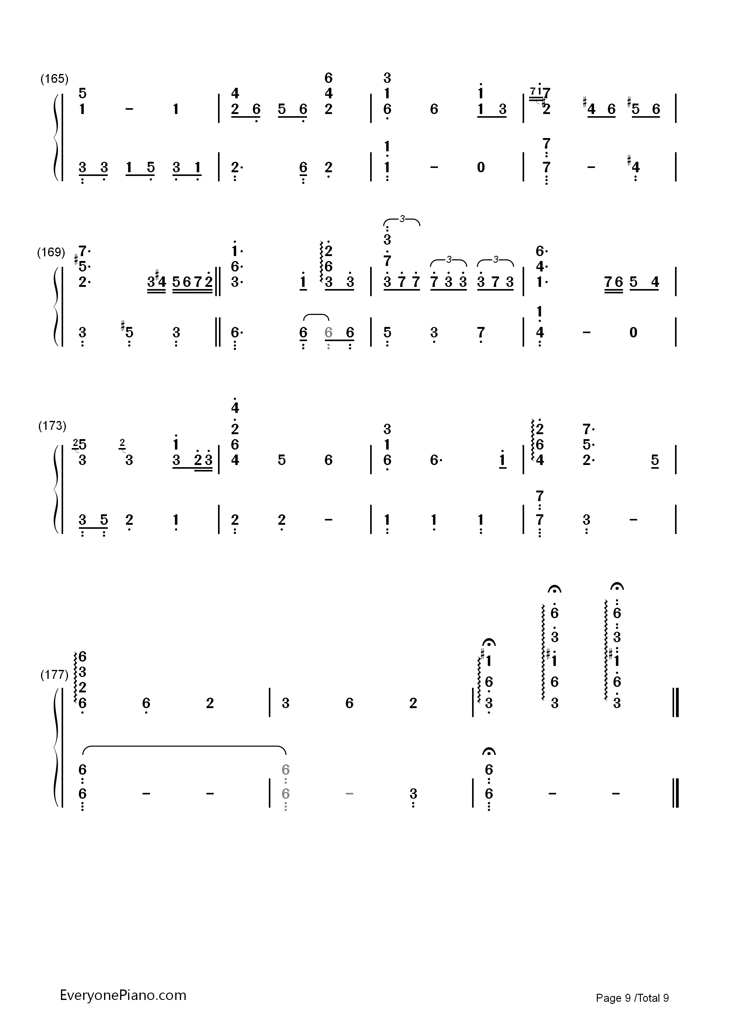 别了夏天钢琴简谱_手嶌葵_宫崎骏演唱