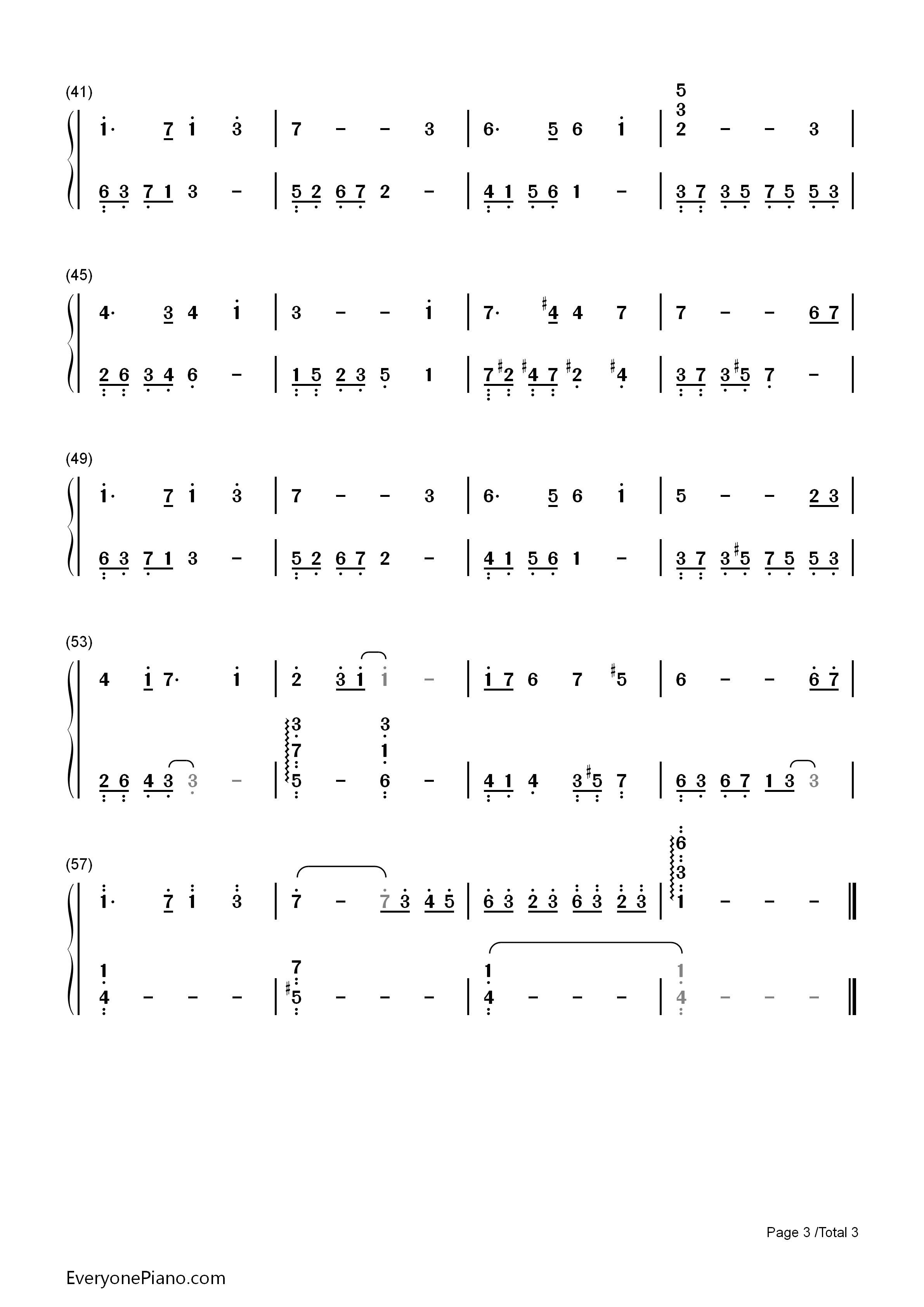 伴随着你钢琴简谱_久石让演唱