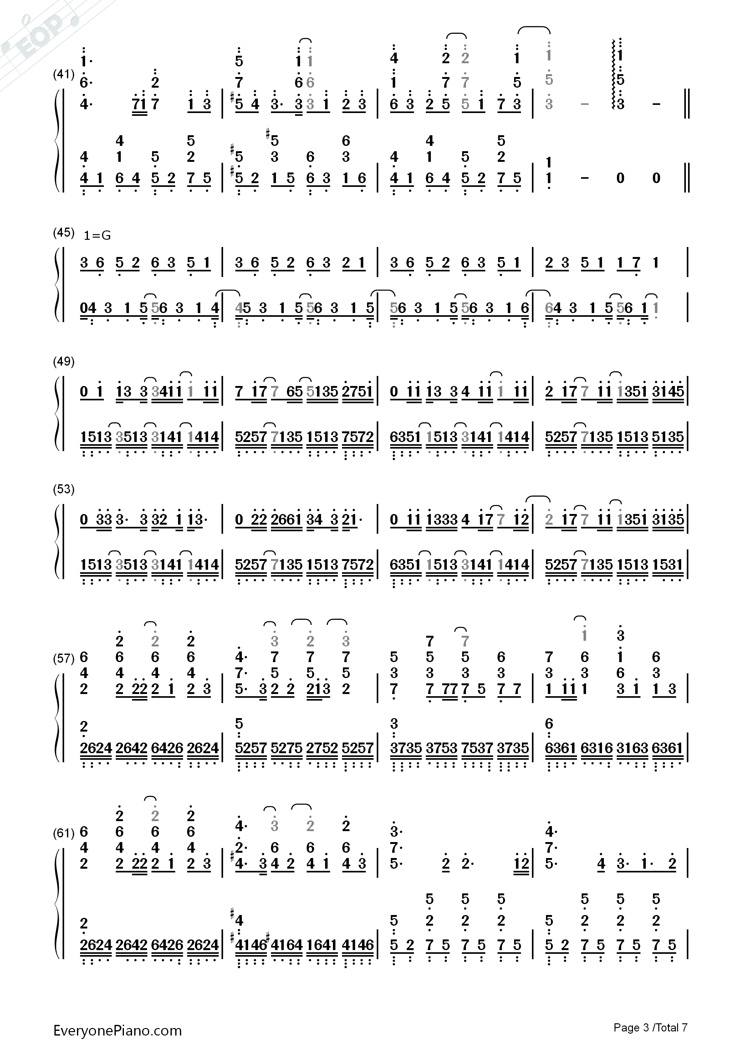 きみも悪い人でよかった钢琴简谱_初音未来演唱