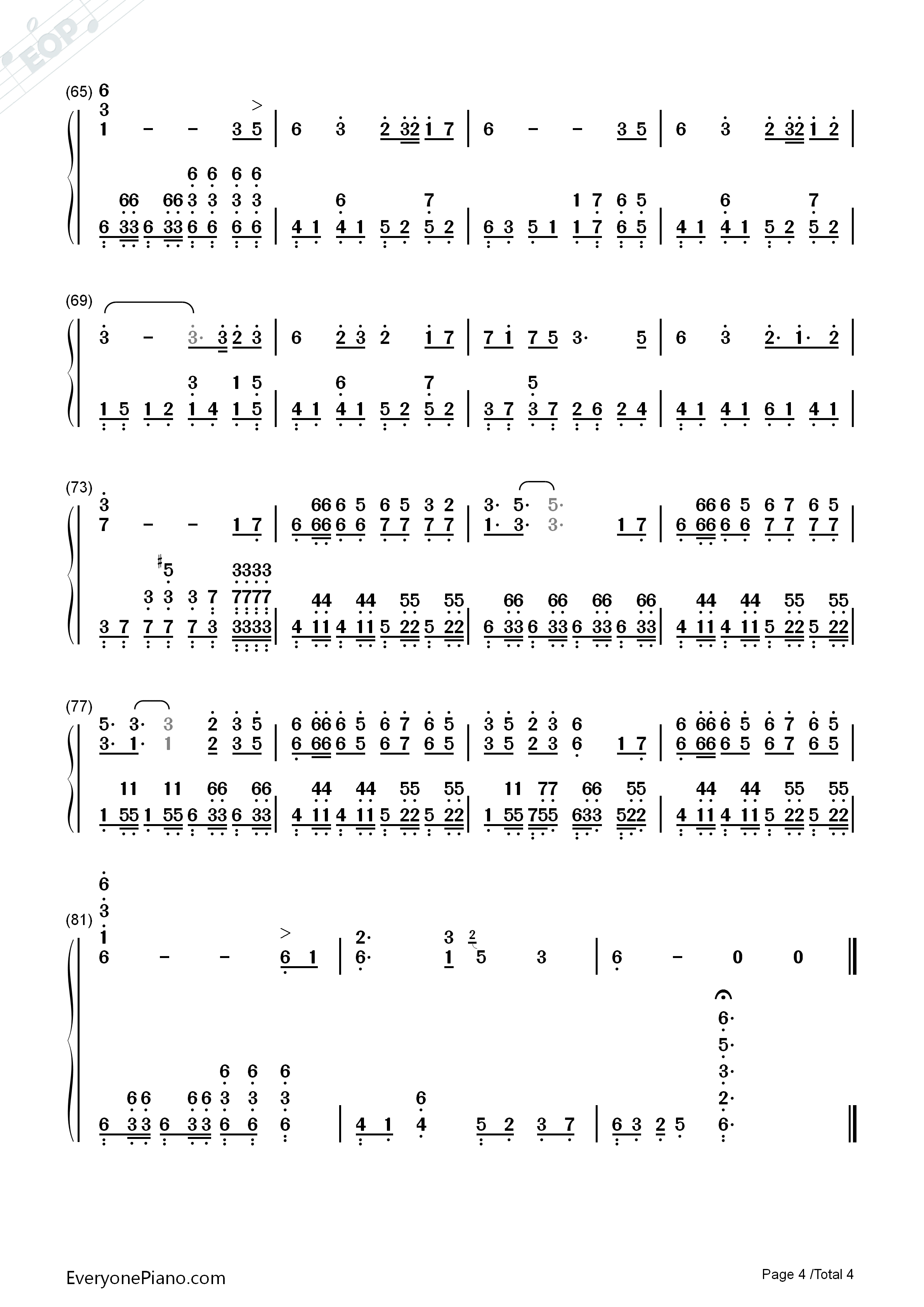 新九九八十一钢琴简谱_泠鸢yousa演唱