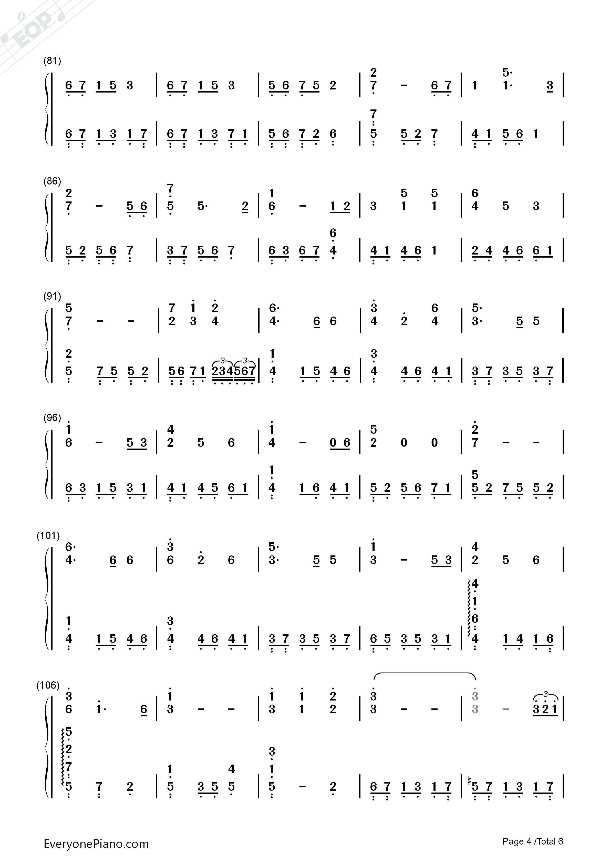 失忆蝴蝶钢琴简谱_陈奕迅演唱