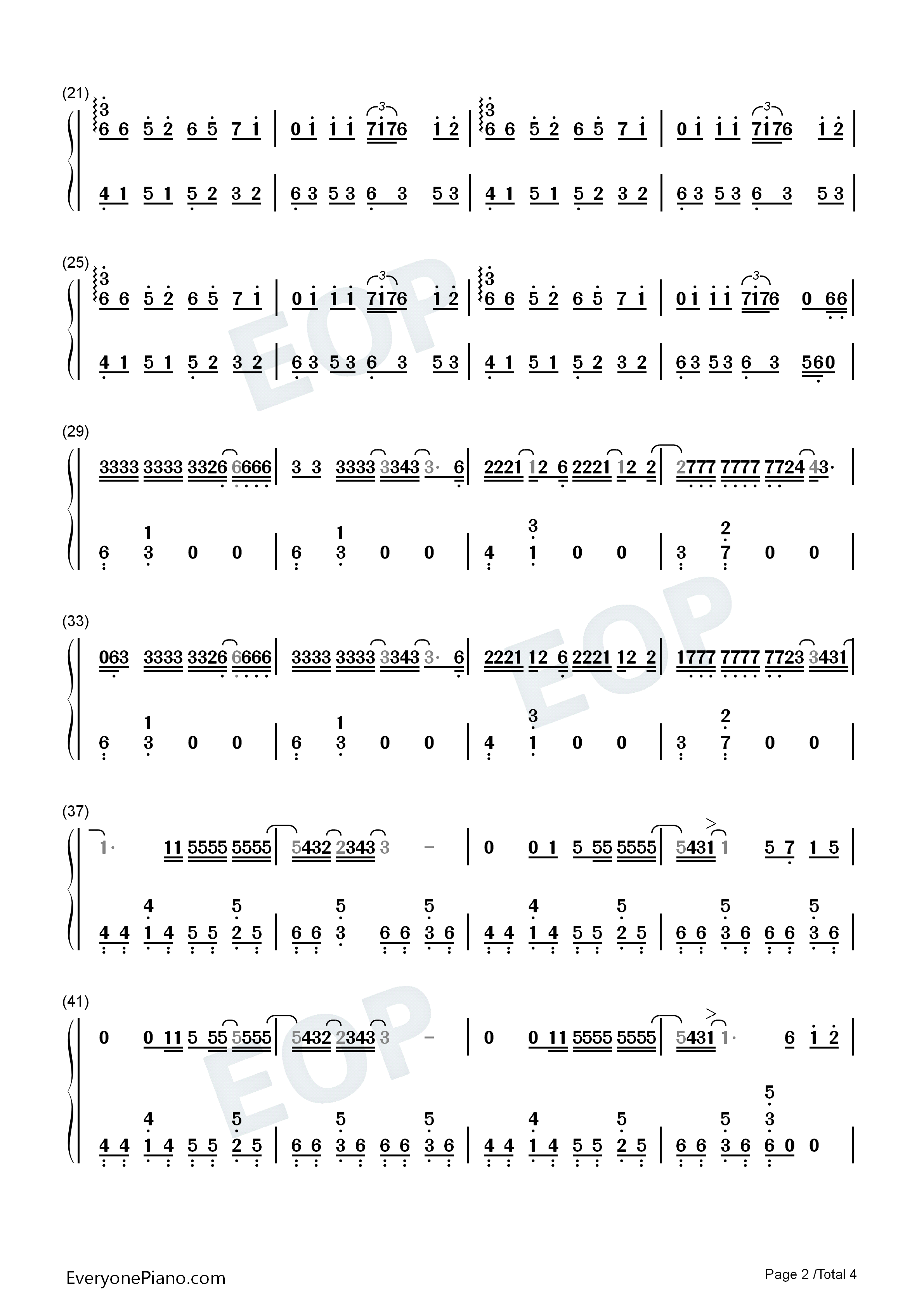 病名为爱钢琴简谱_镜音双子演唱