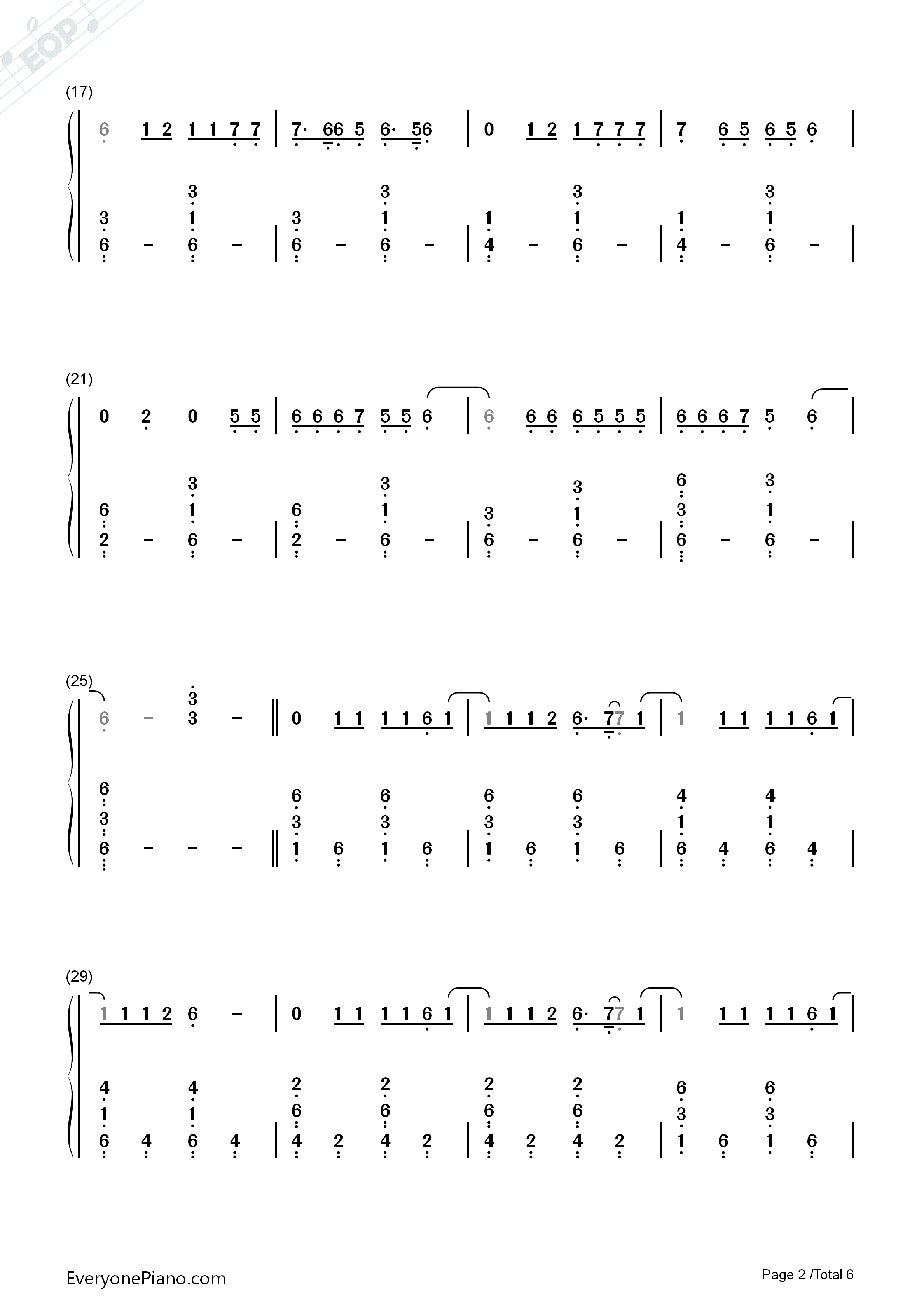 Crazy_in_Love钢琴简谱_Sofia_Karlberg演唱