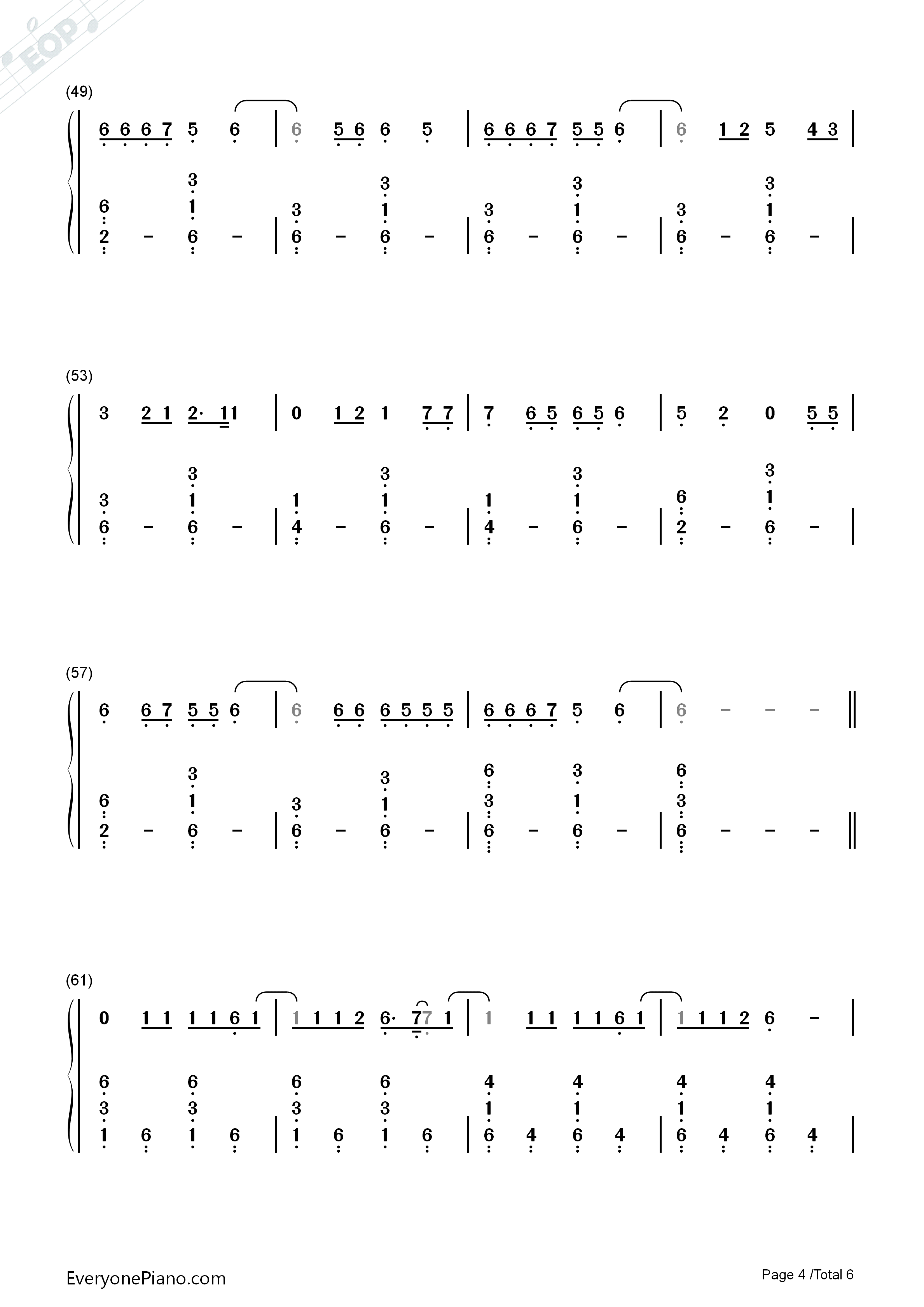 Crazy_in_Love钢琴简谱_Sofia_Karlberg演唱