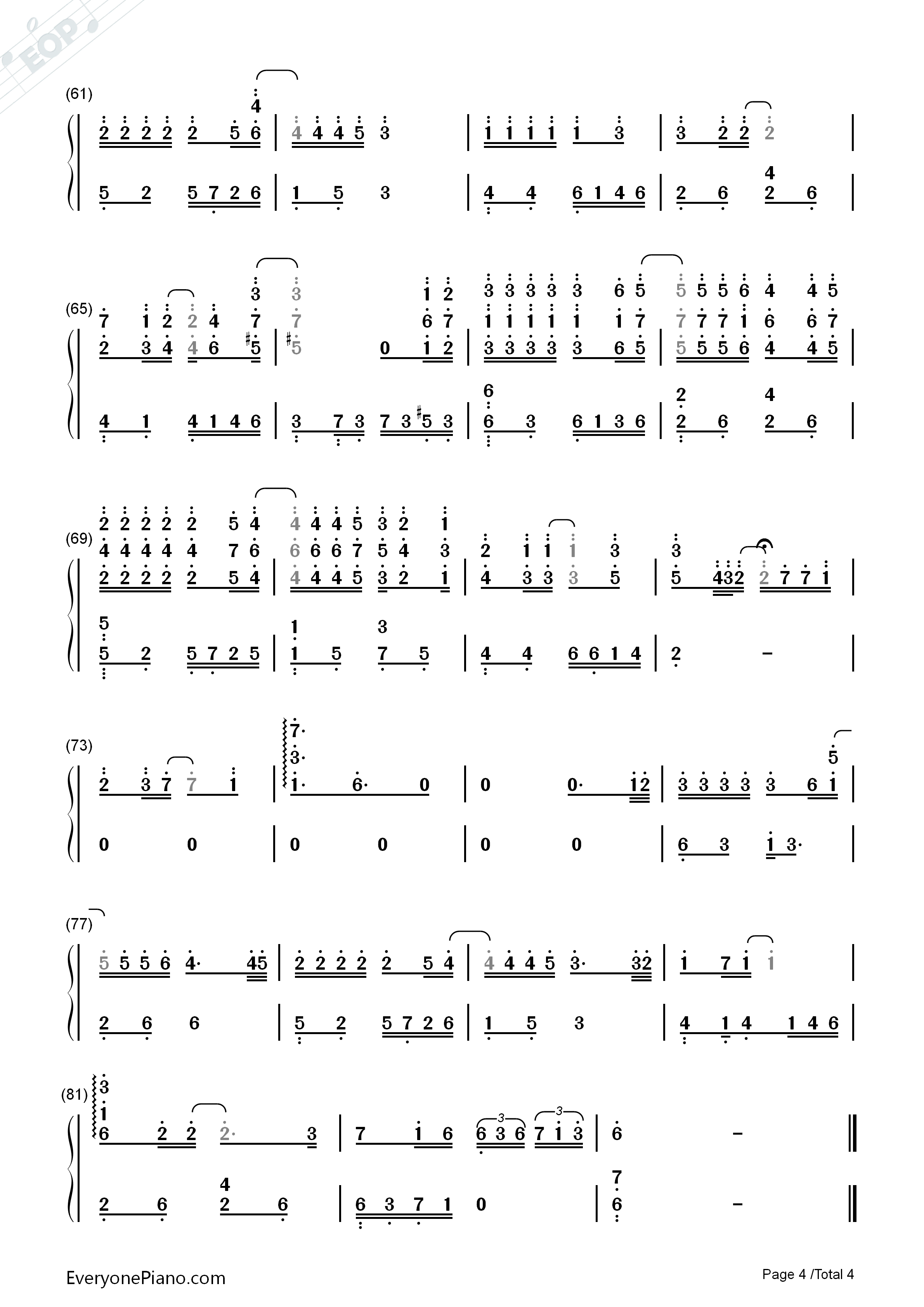 心痛2009钢琴简谱_欢子演唱