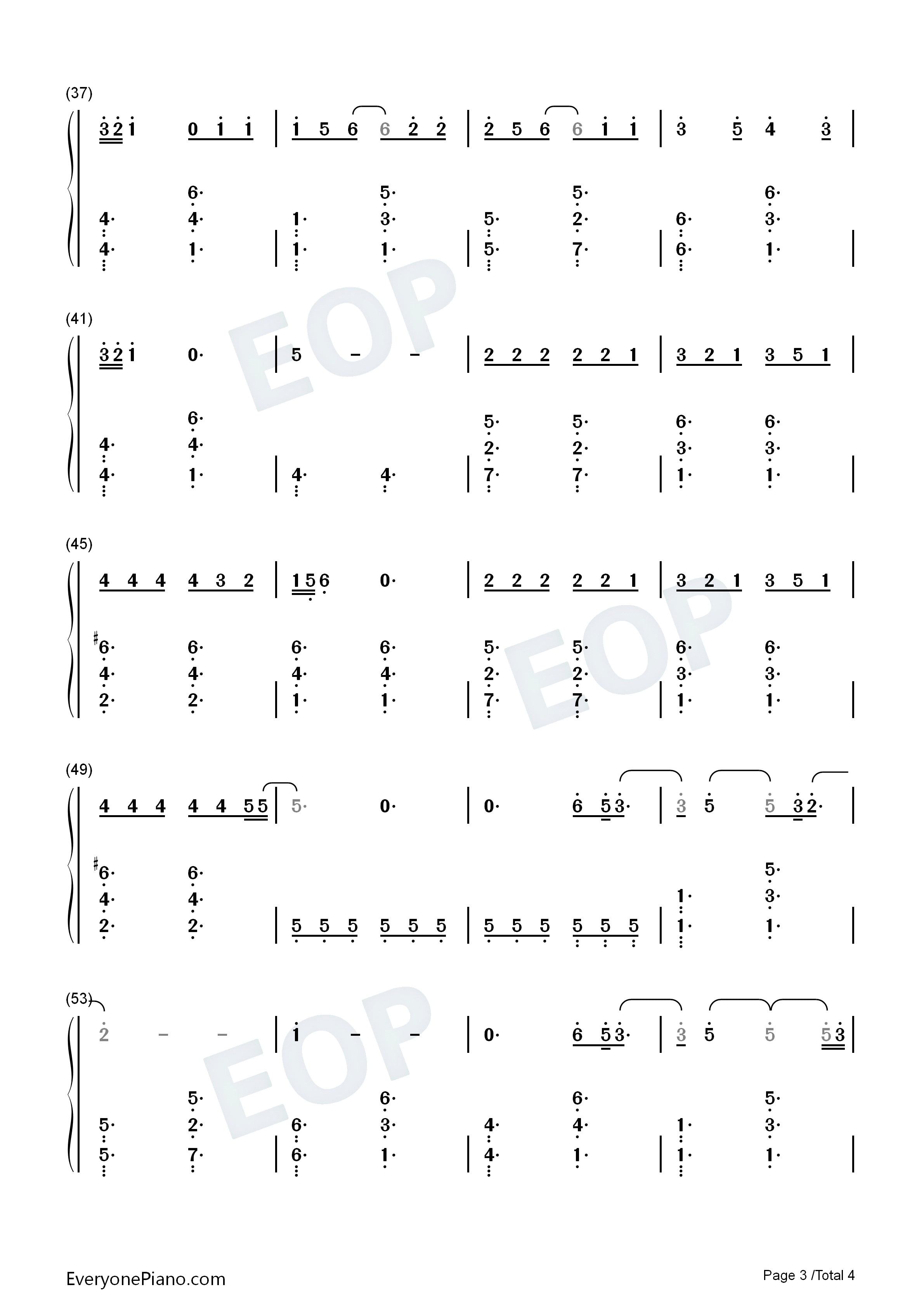 Hold_My_Hand钢琴简谱_Lady_Gaga演唱