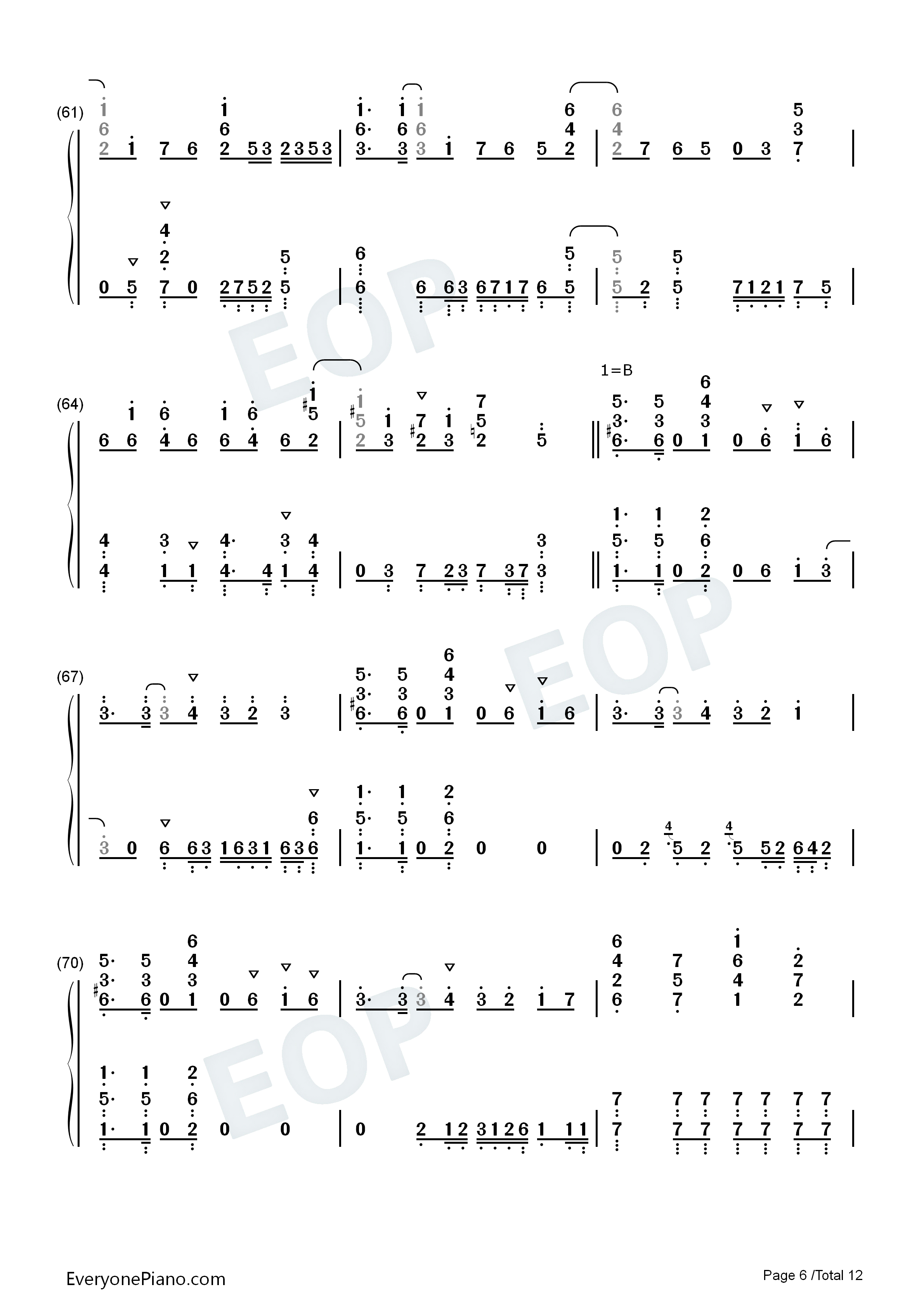 四角運命钢琴简谱_三月的Phantasia演唱