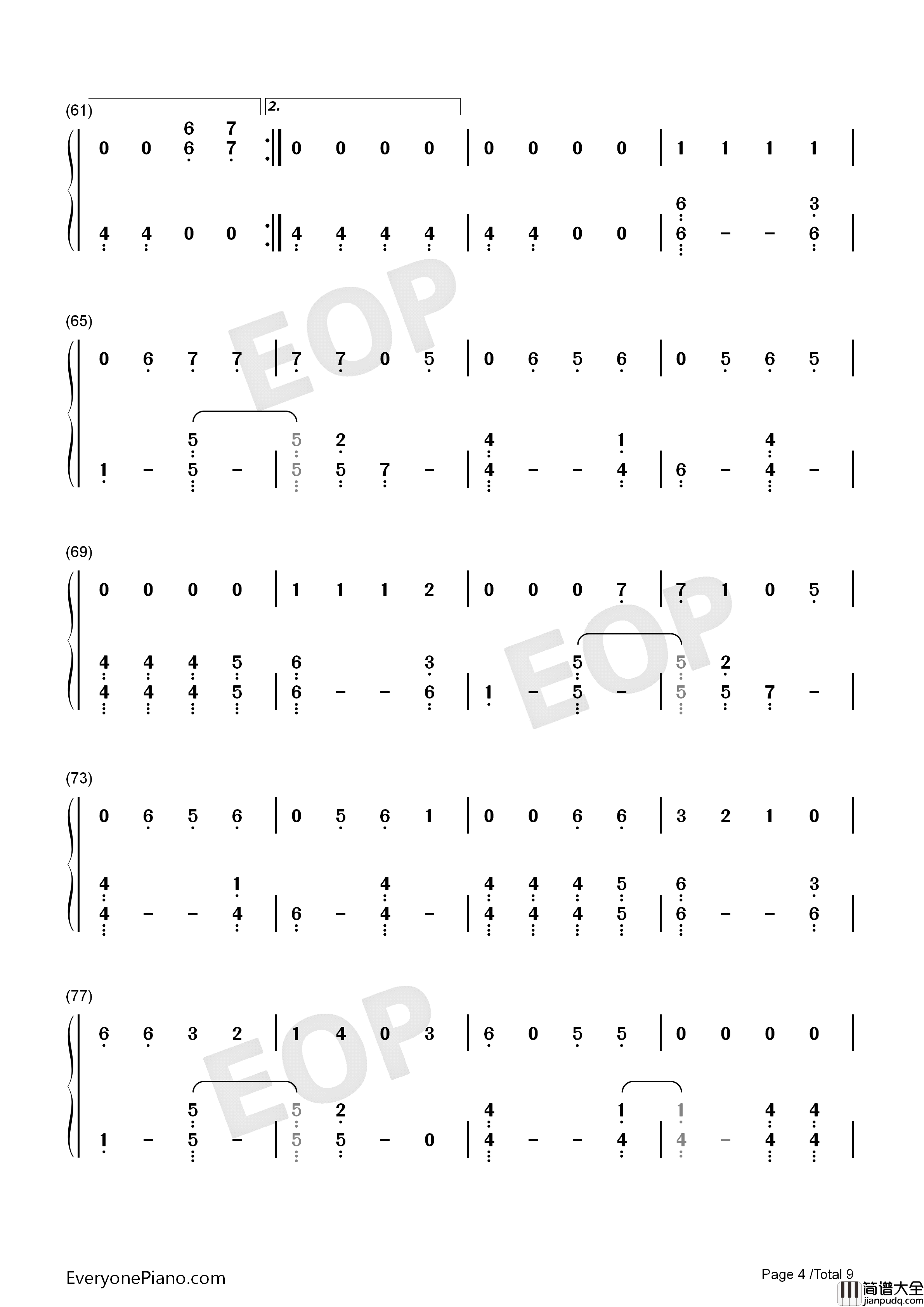 Dangerously钢琴简谱_Charlie_Puth演唱