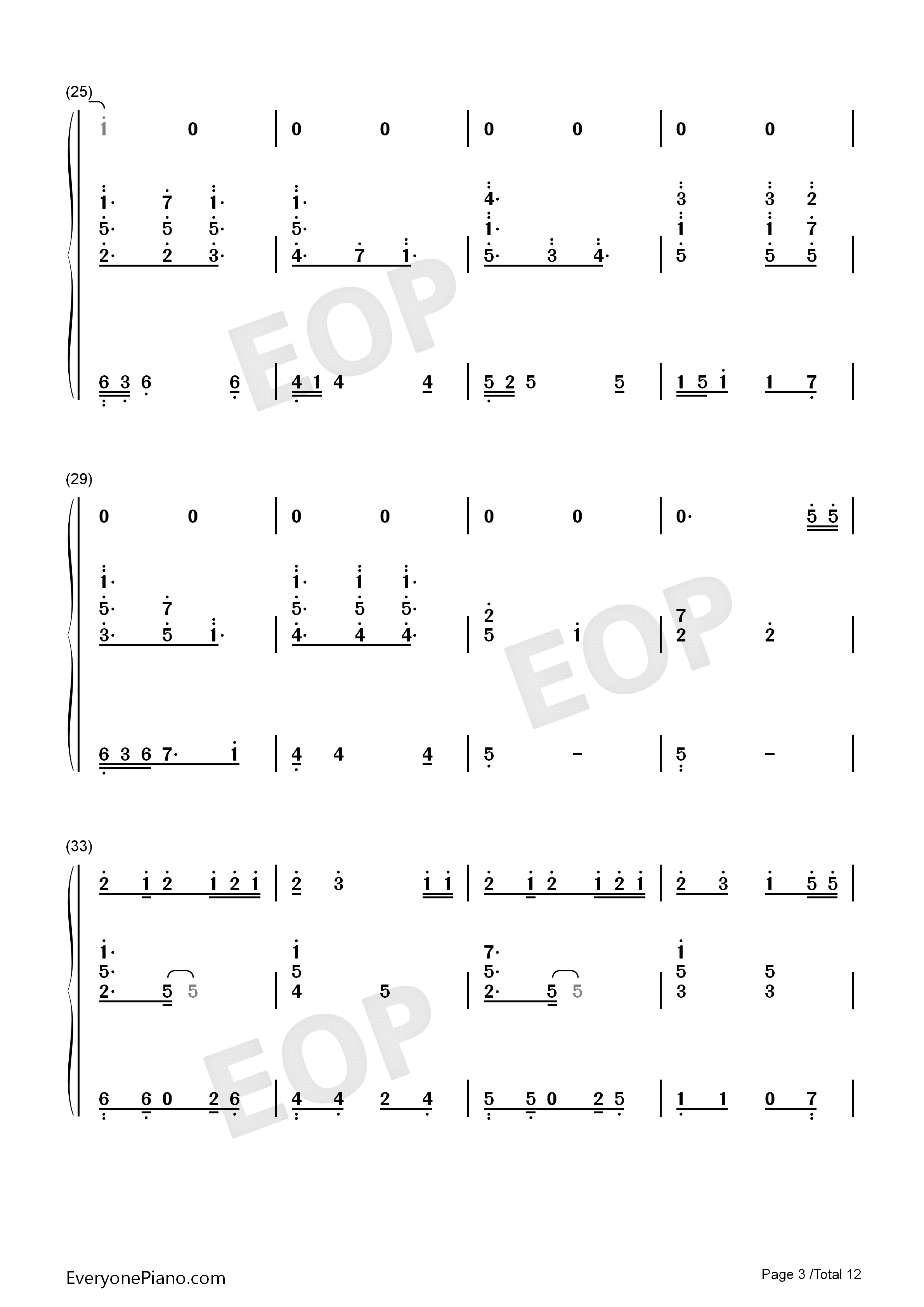 最后的旅行钢琴简谱_Rainton桐演唱